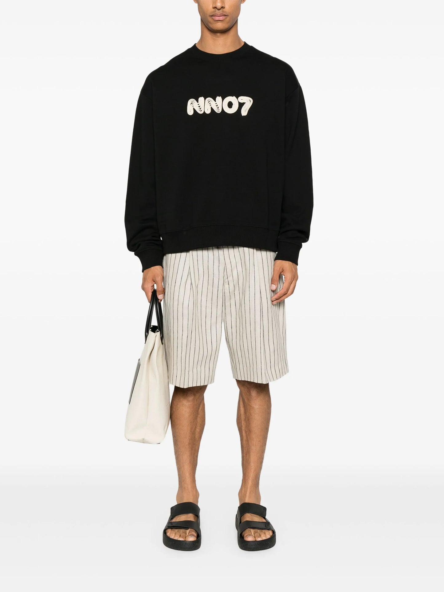 striped shorts