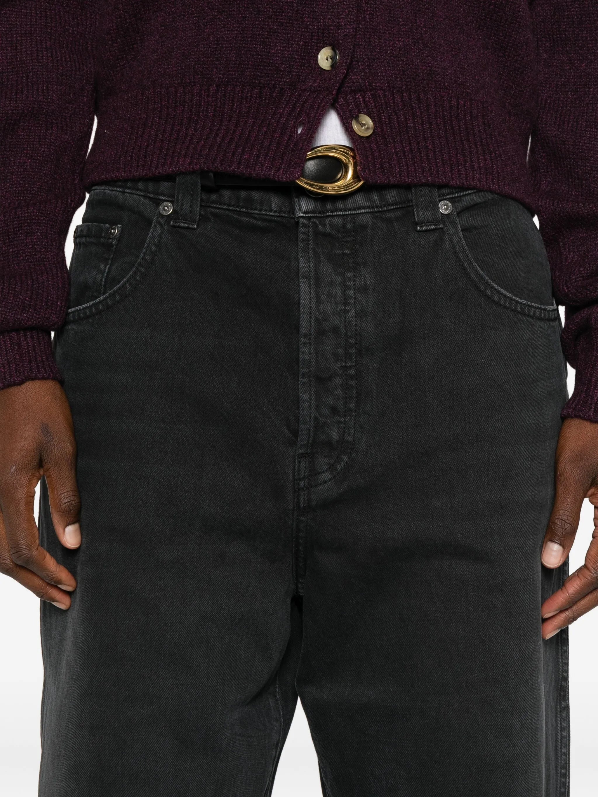 wide-leg jeans