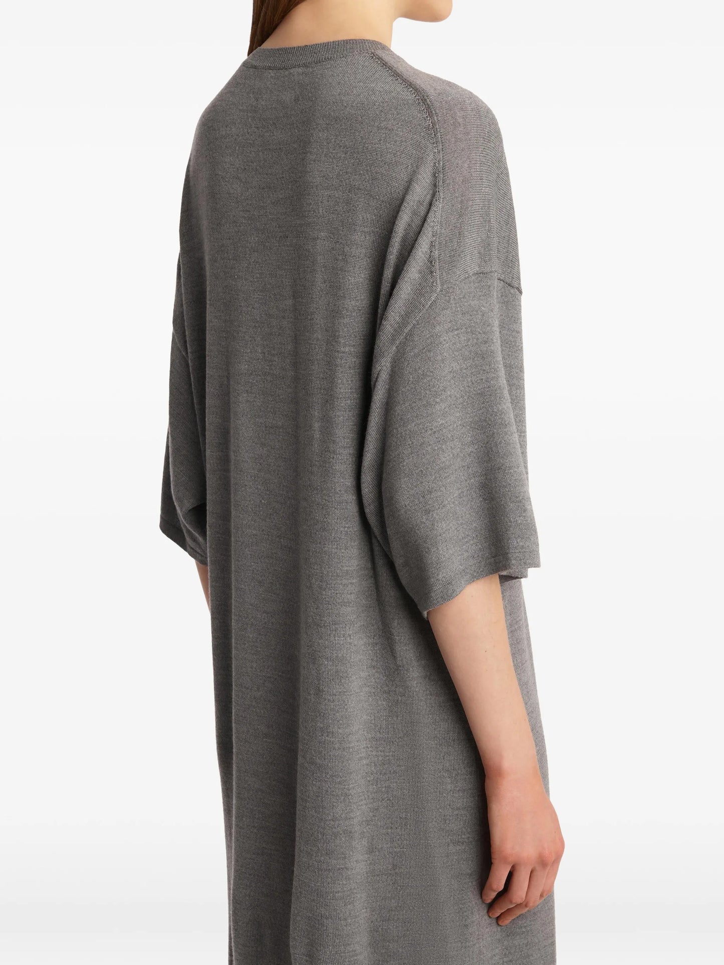 short-sleeves midi dress