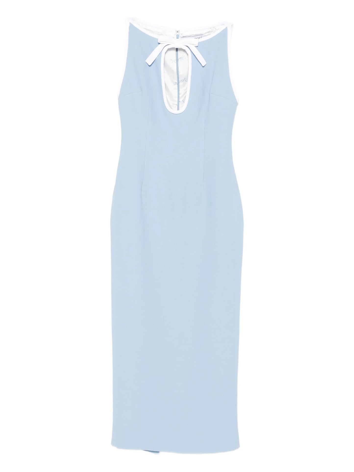 bow-detail keyhole dress