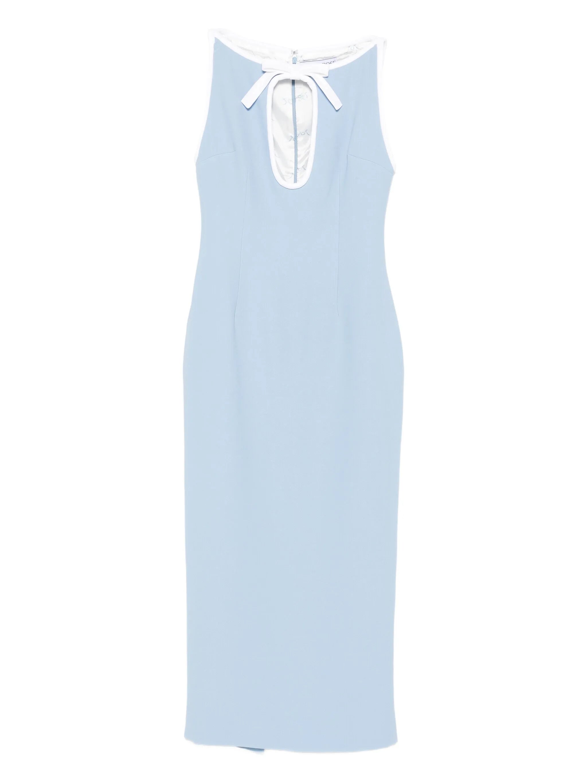 bow-detail keyhole dress