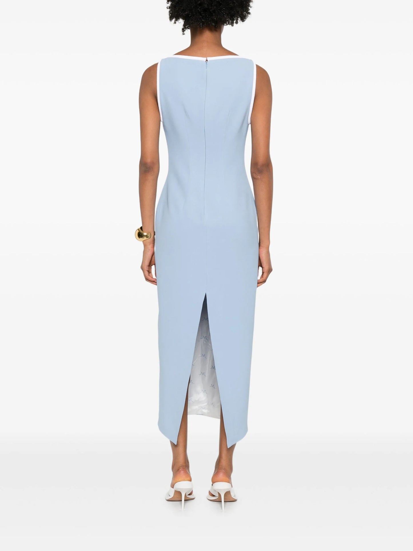 bow-detail keyhole dress