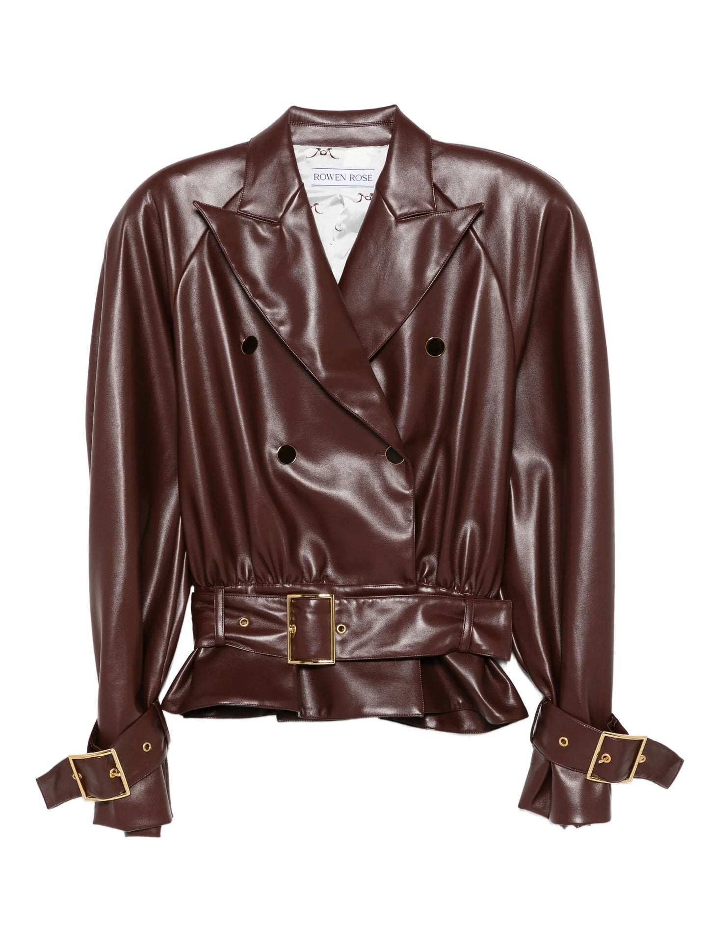 belted double-breasted jacket
