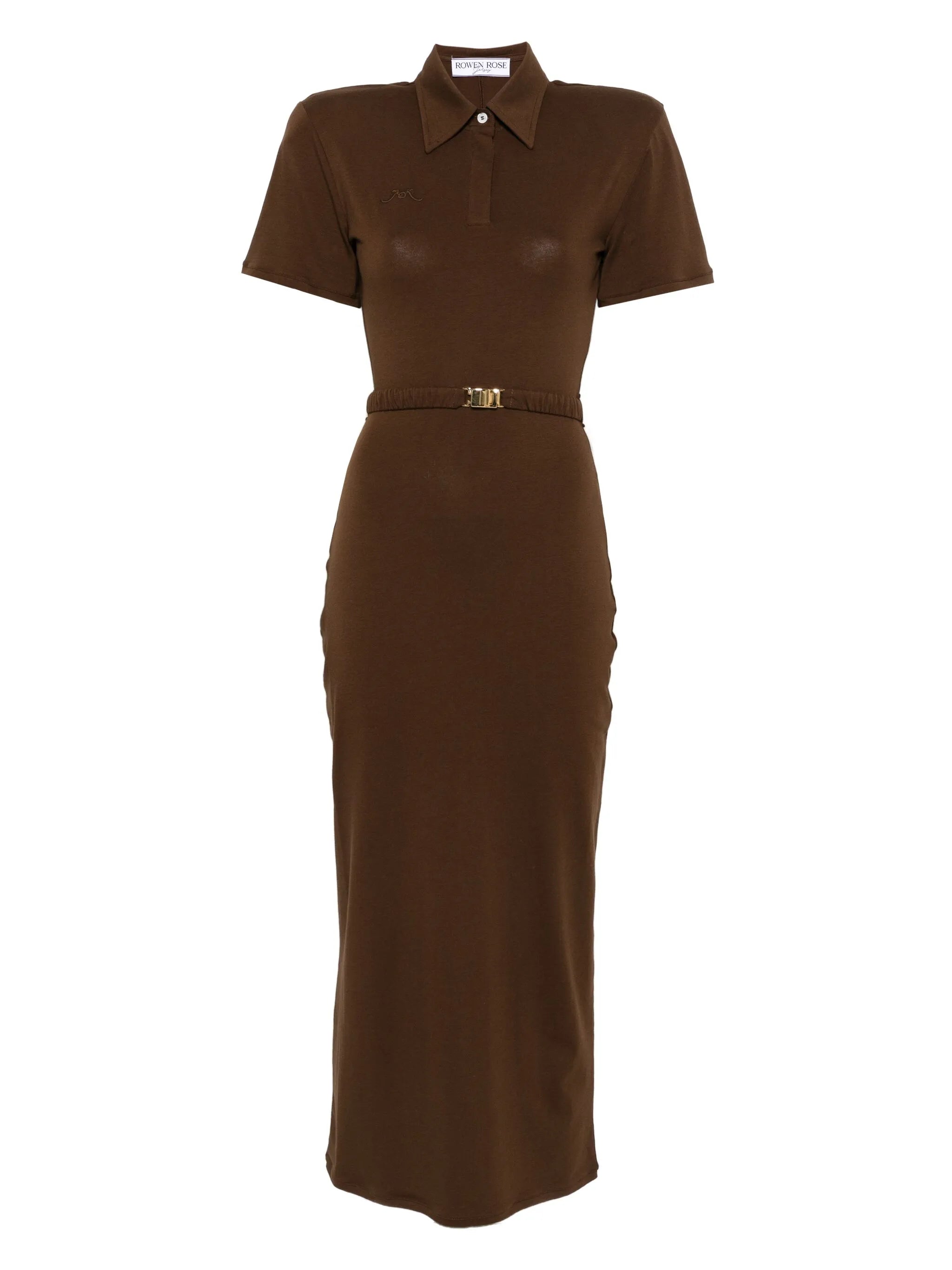 short sleeve midi dress