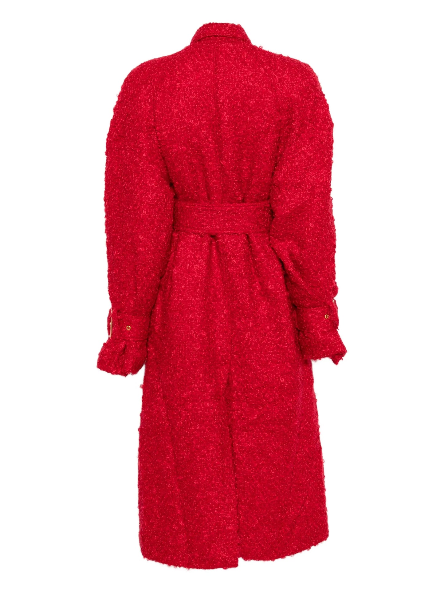 tweed trench coat