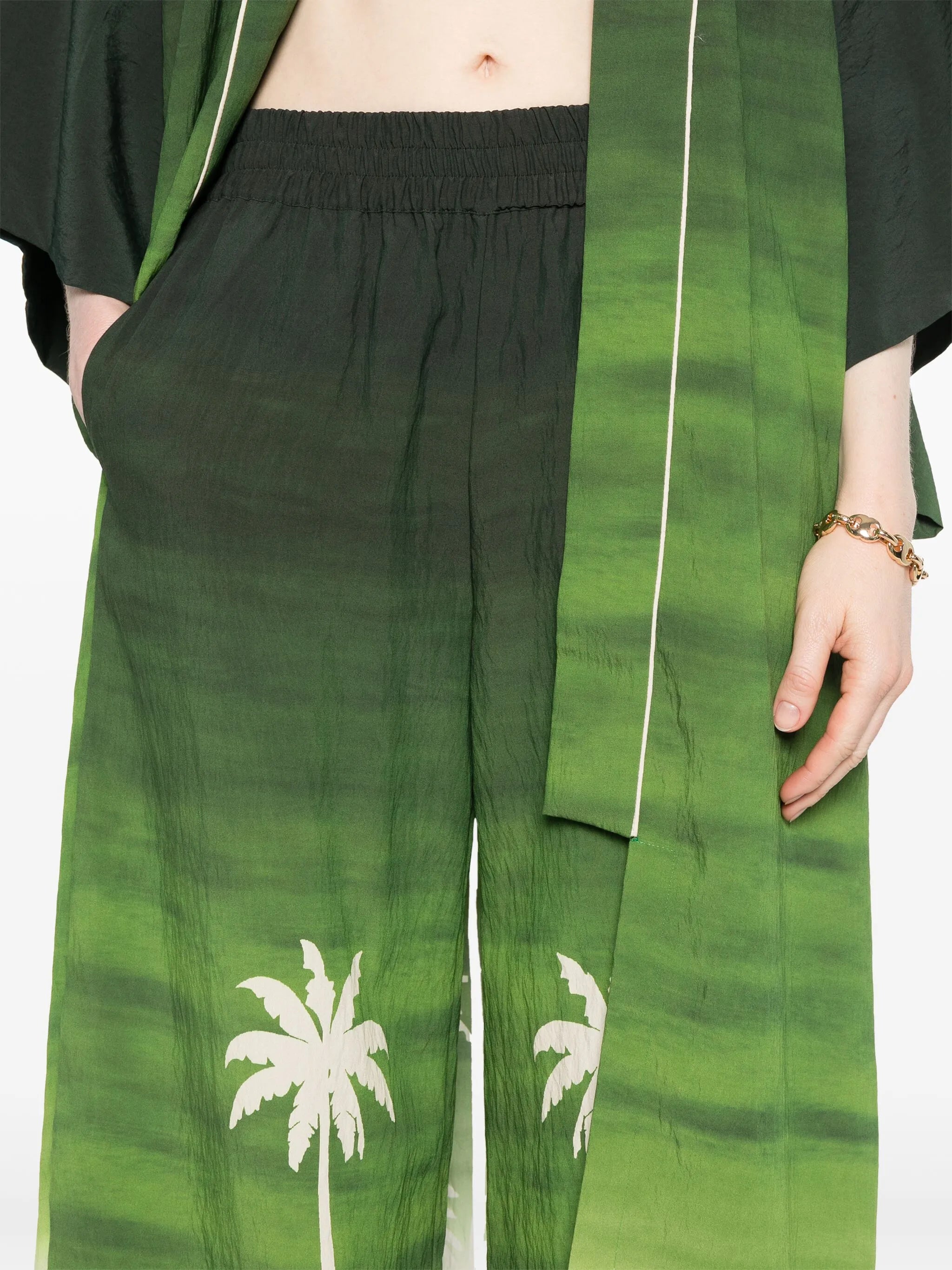 Como flared trousers