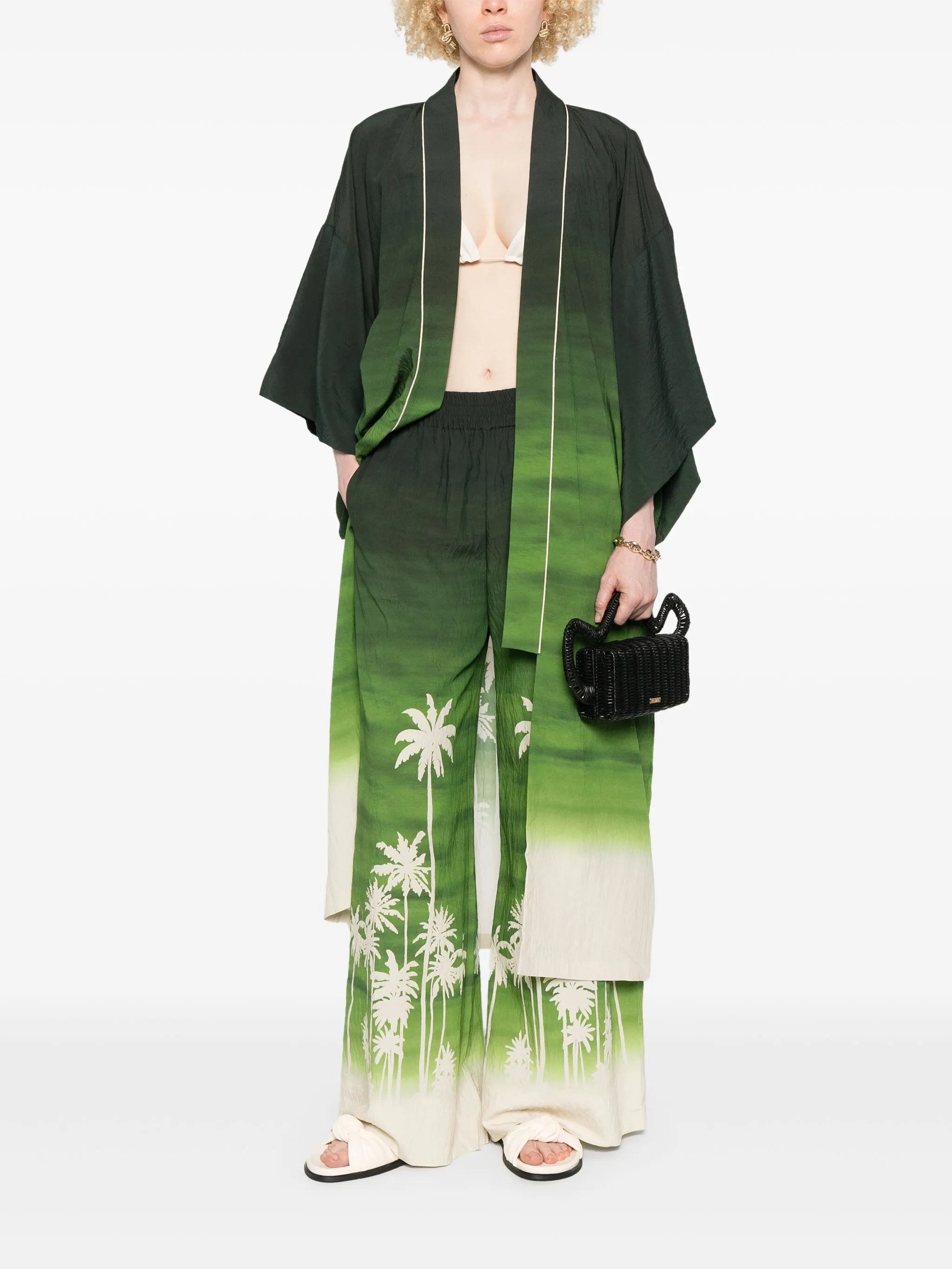 Como flared trousers