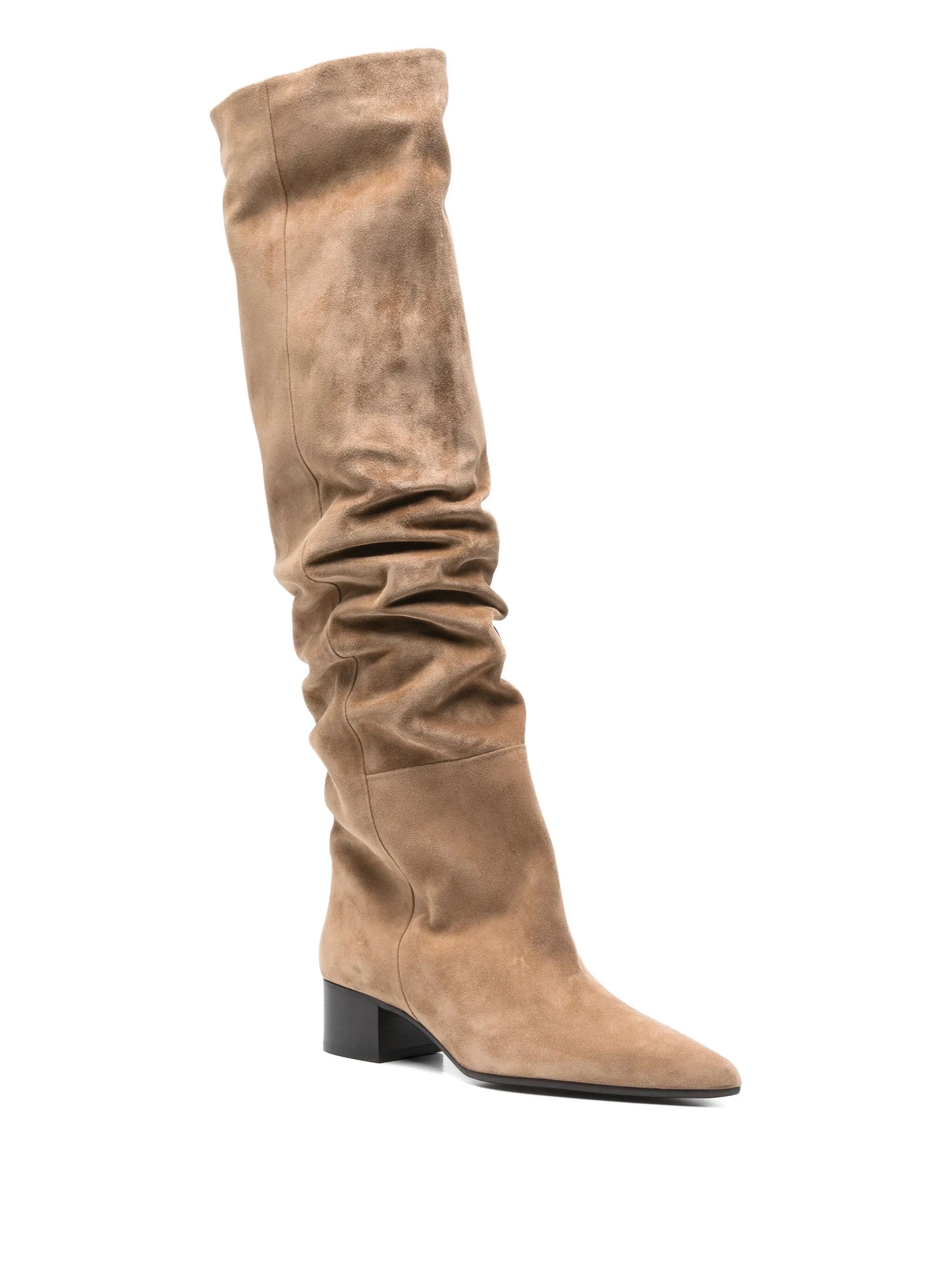 40mm Andee suede knee boots