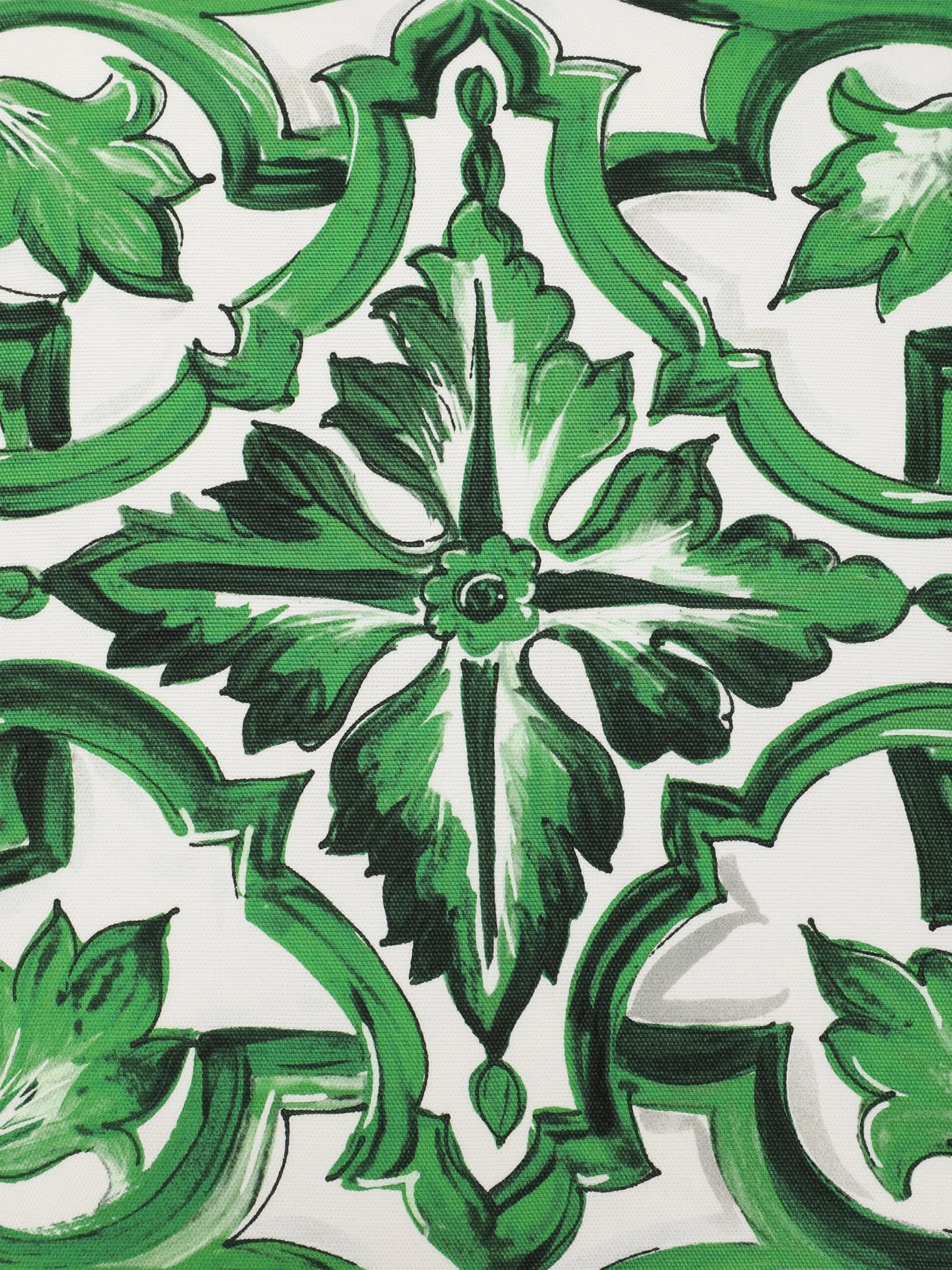 majolica print cushion