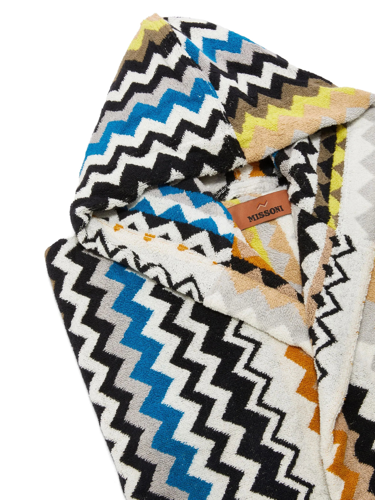 best cotton terry bathrobe zig zag