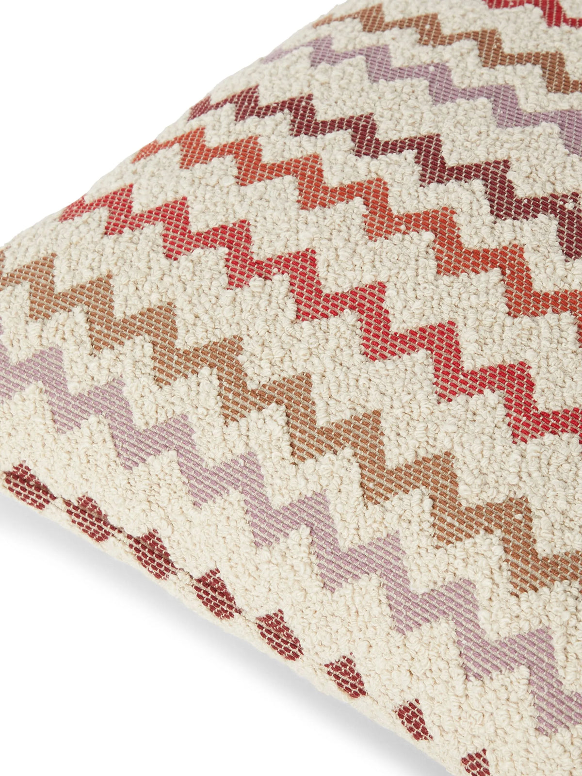 Capri Outdoor cushion (40cm x 40cm) with zig zag pattern