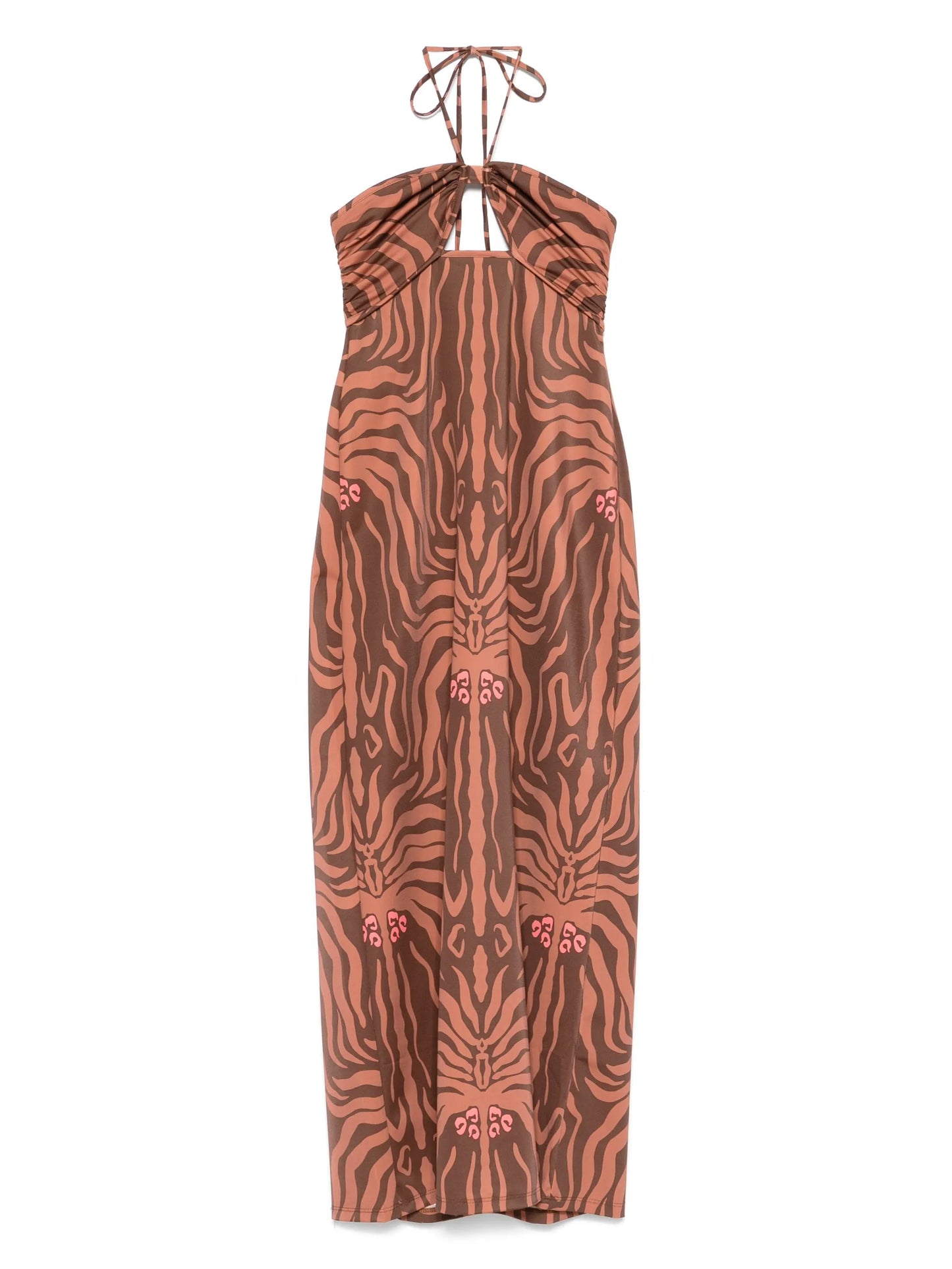 Jungle Palms midi dress