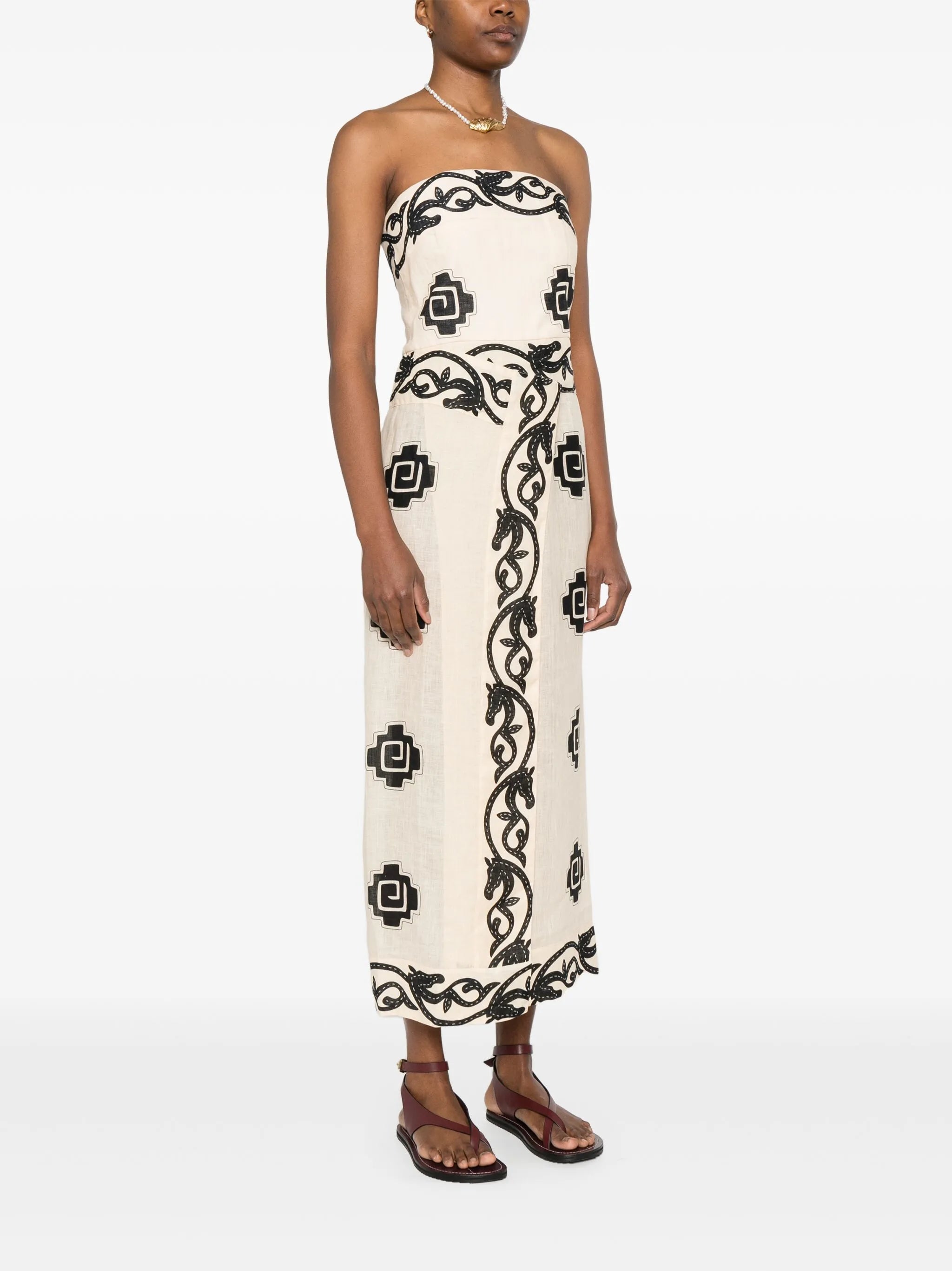 Ancient midi dress