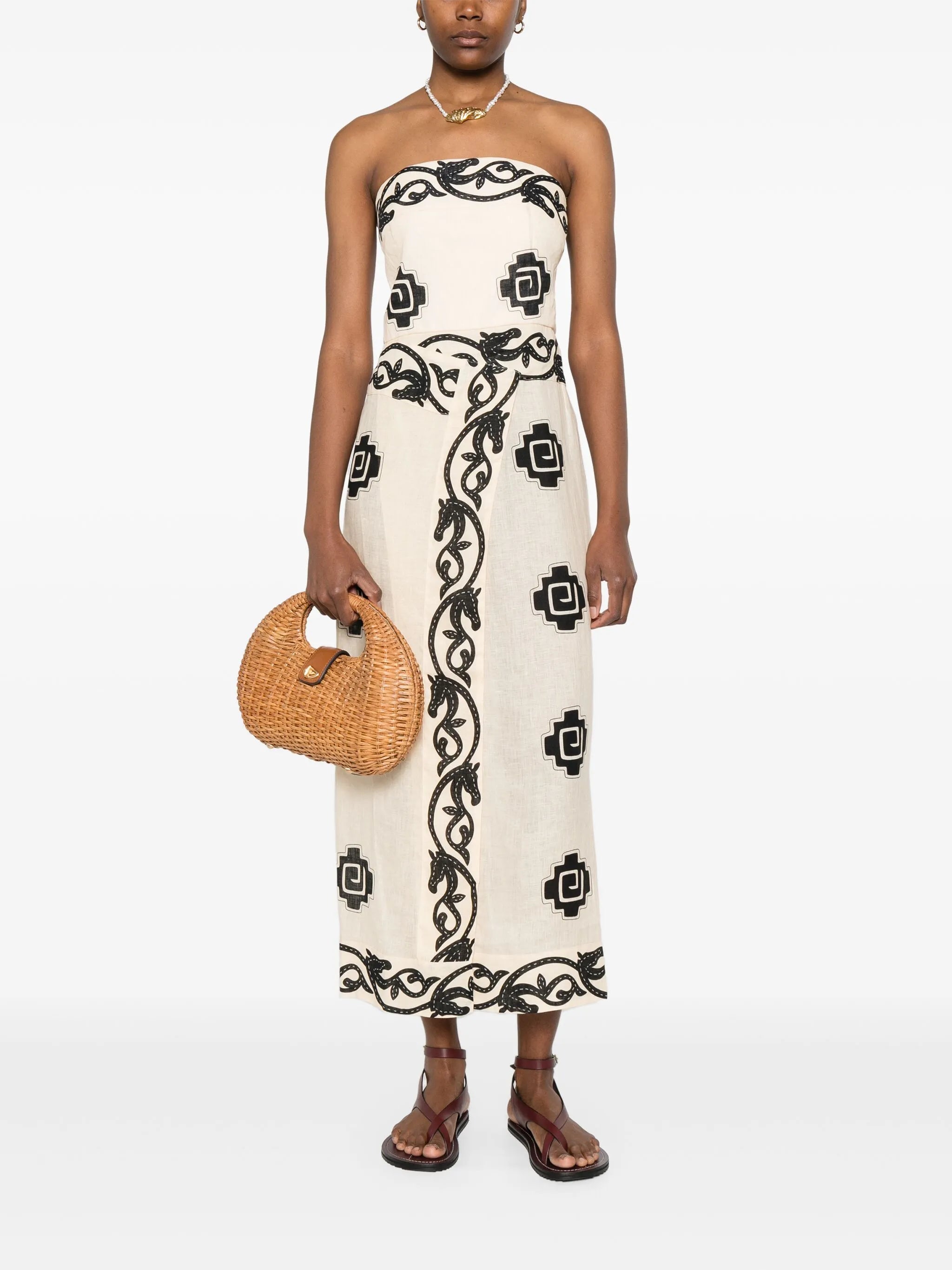 Ancient midi dress
