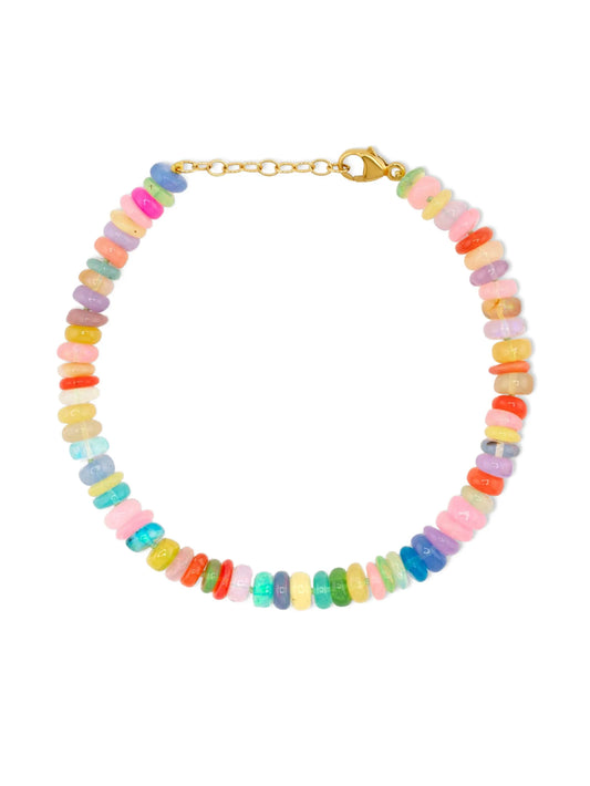 14kt yellow gold Soleil Jumbo Rainbow opal bracelet