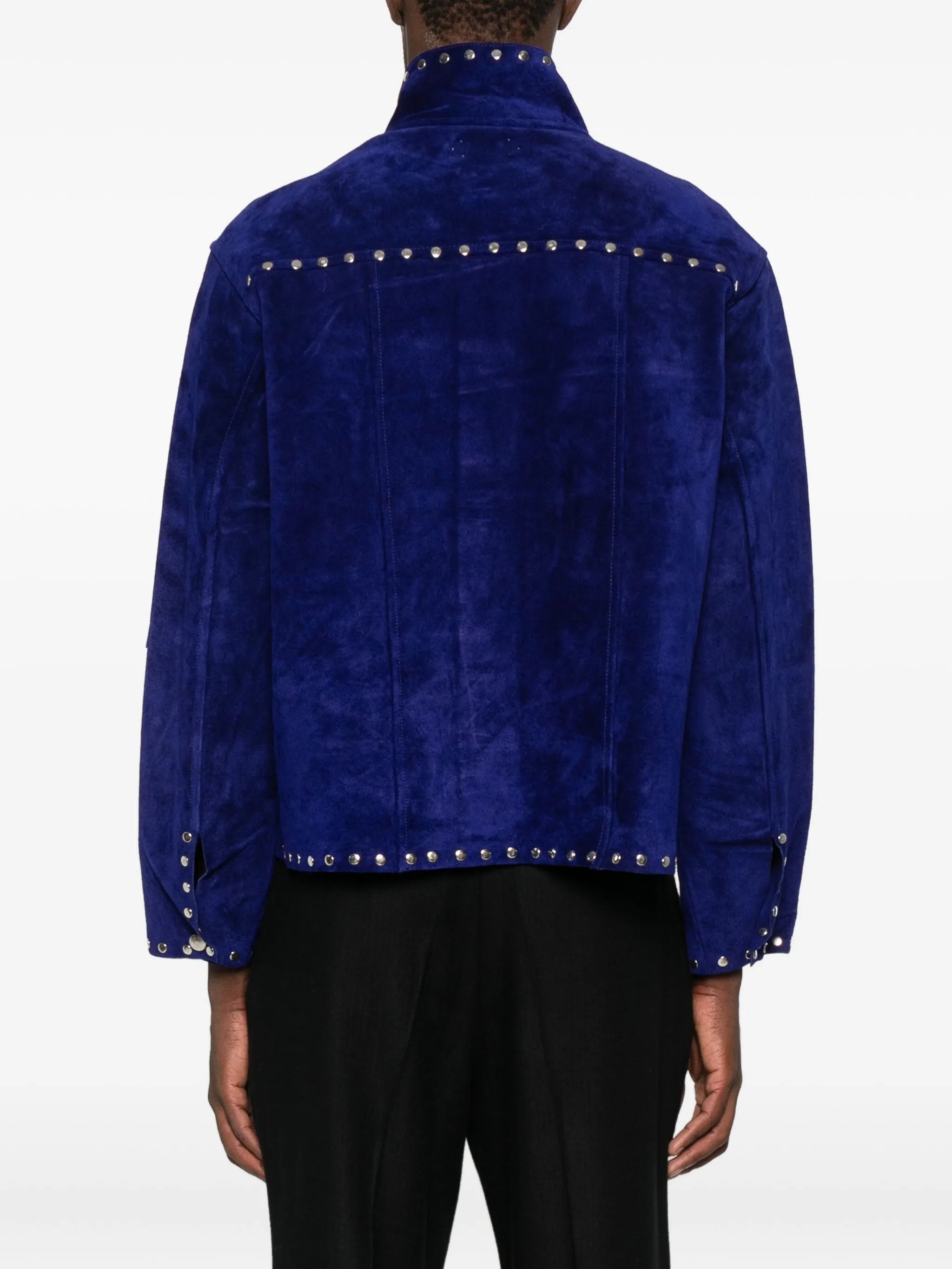 studded suede jacket