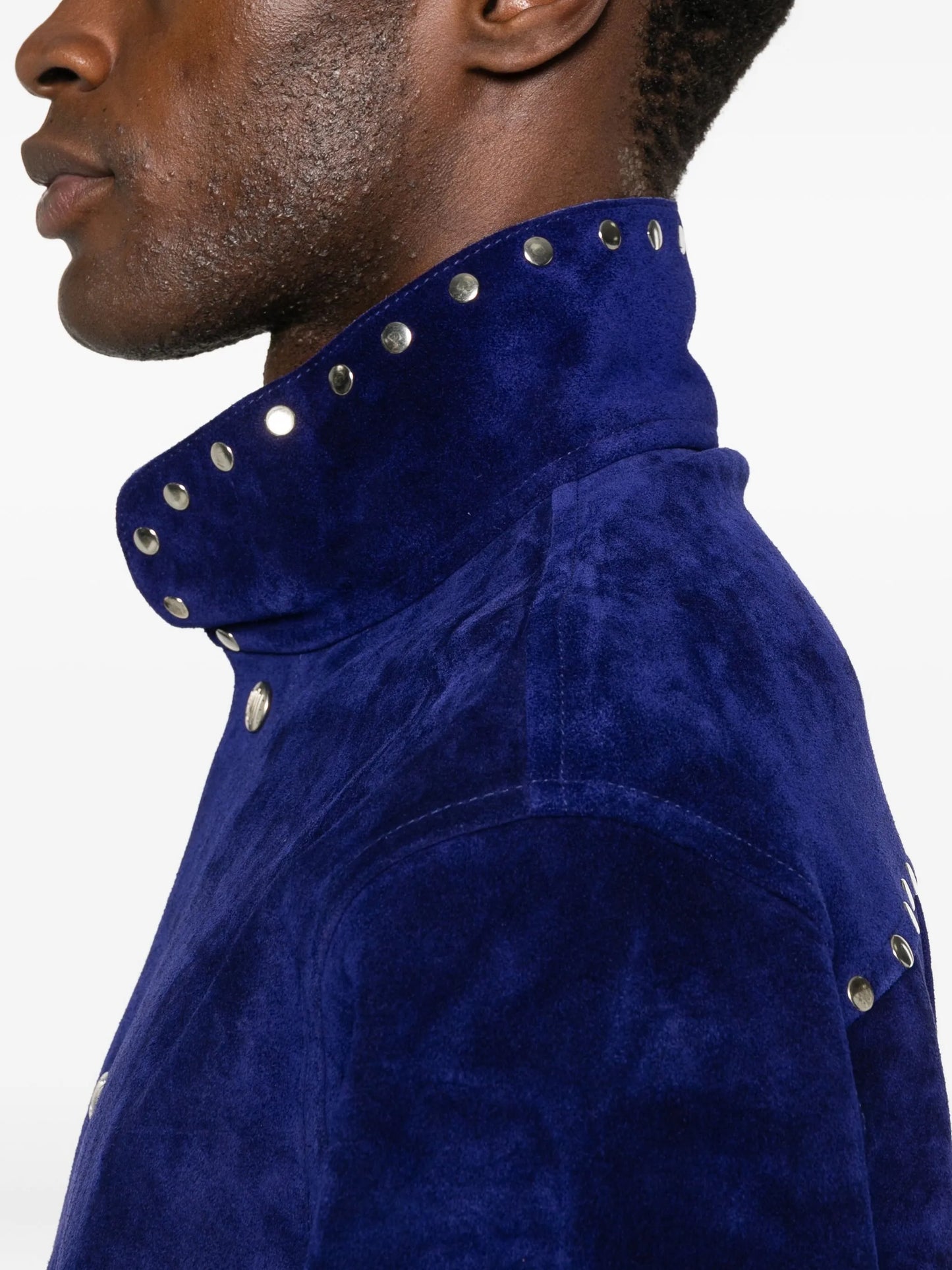studded suede jacket