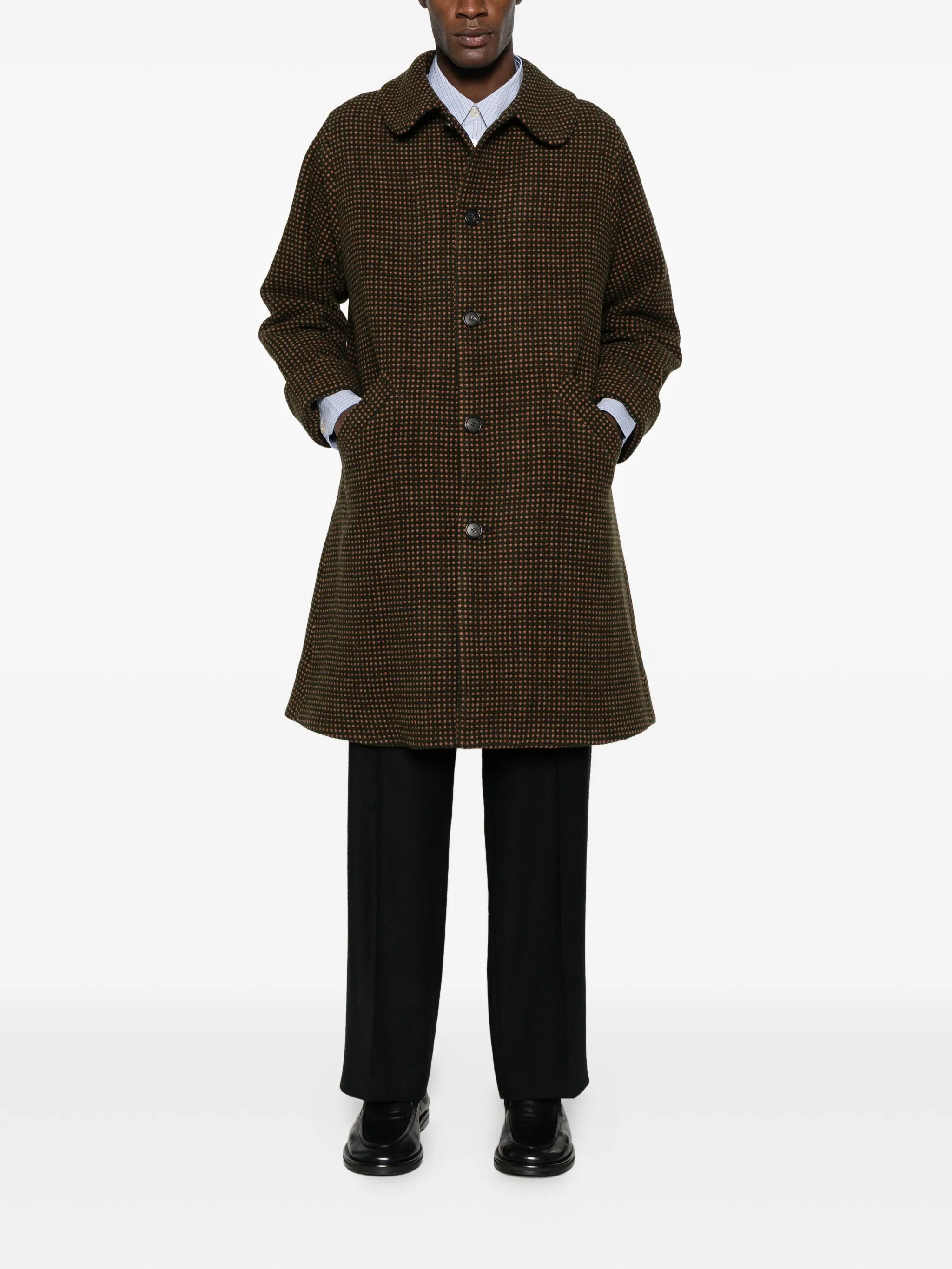 Hedgerow buttoned coat