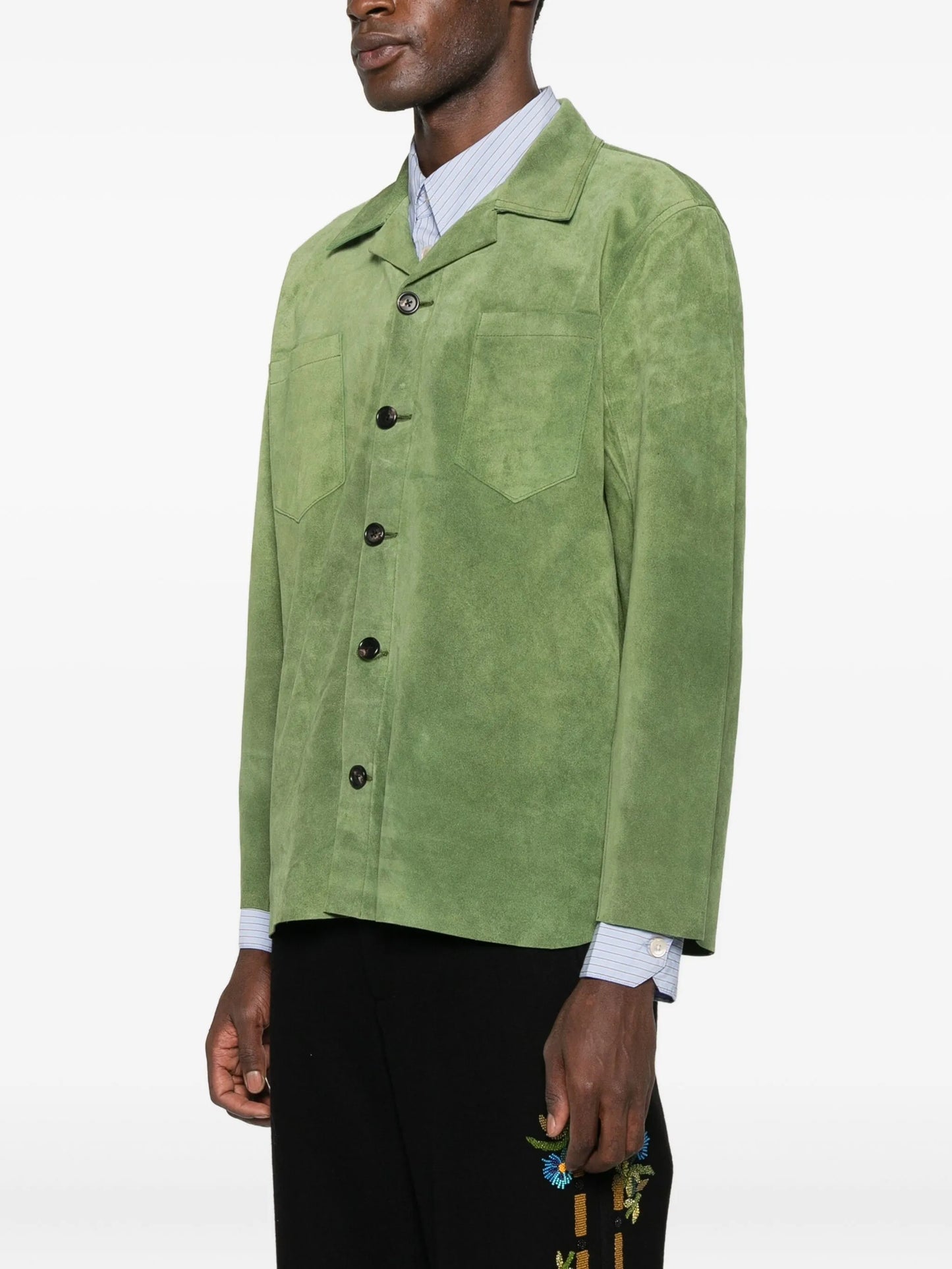 suede shirt jacket