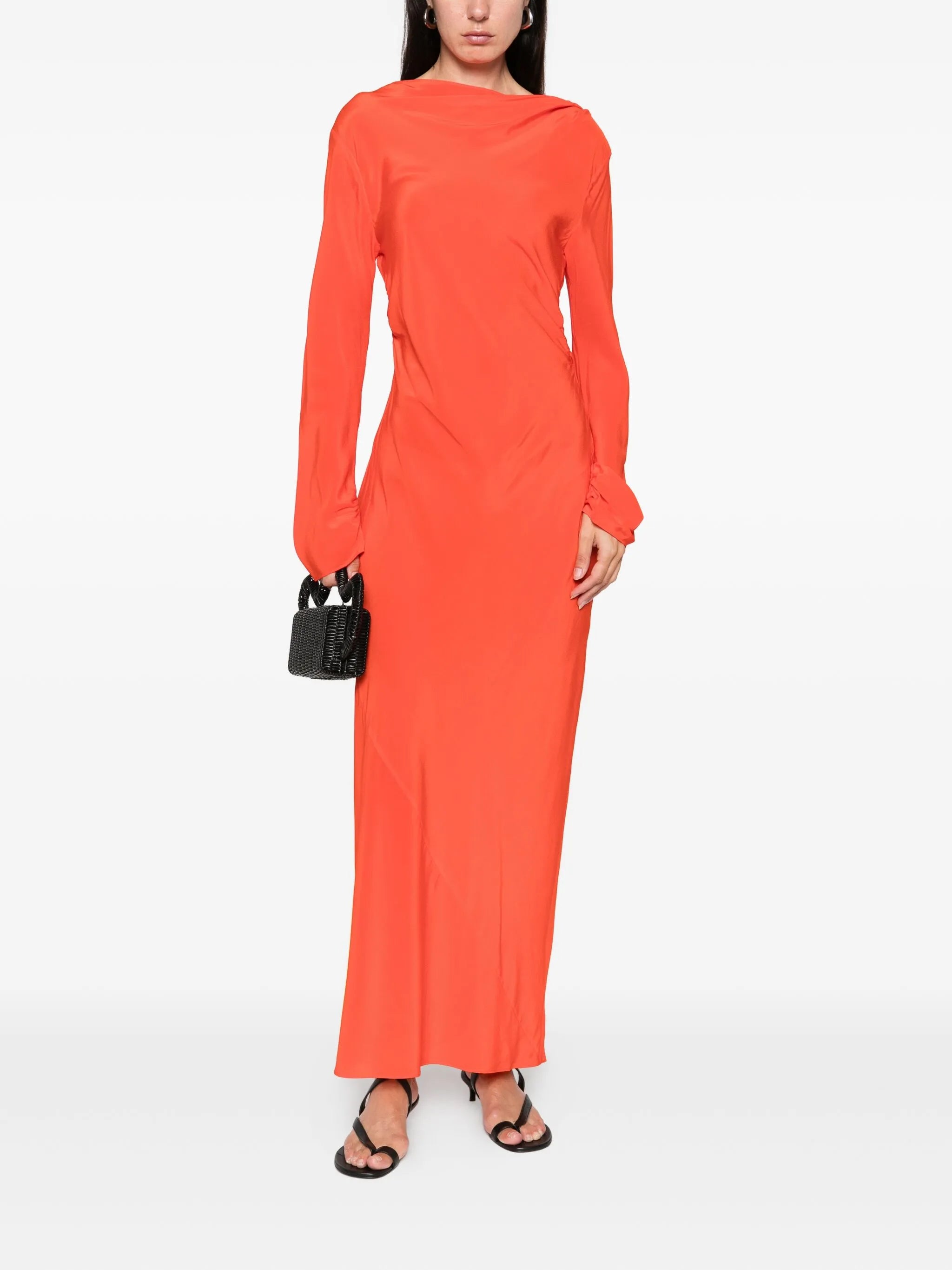 Fresca gathered midi dress