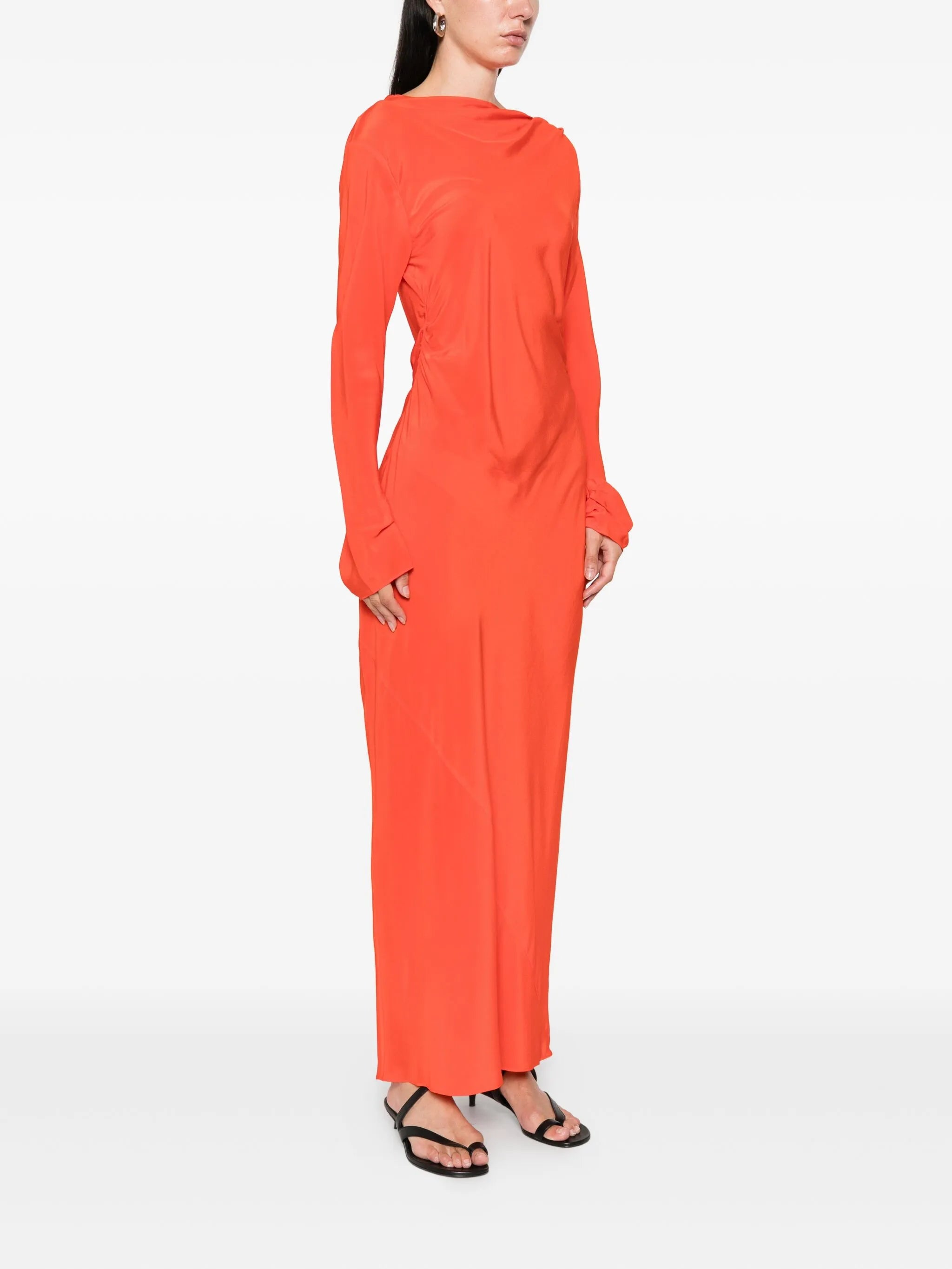 Fresca gathered midi dress