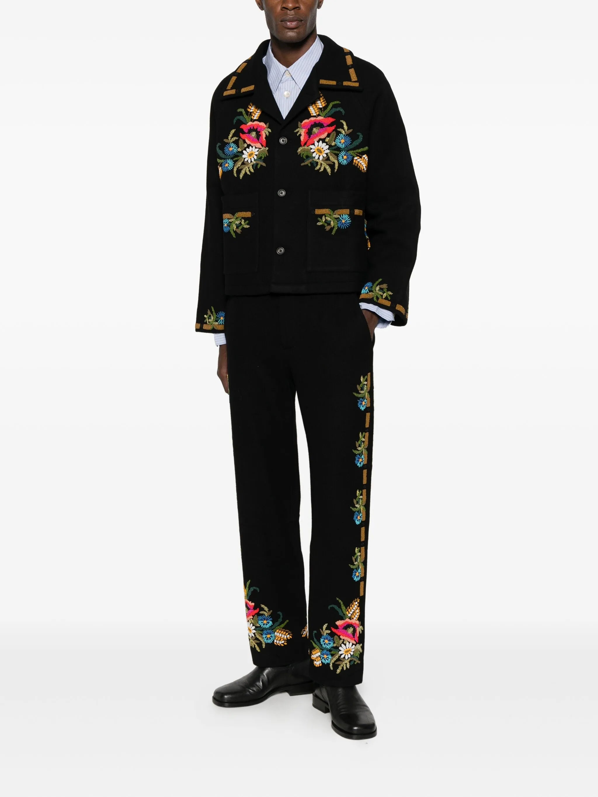 floral trousers