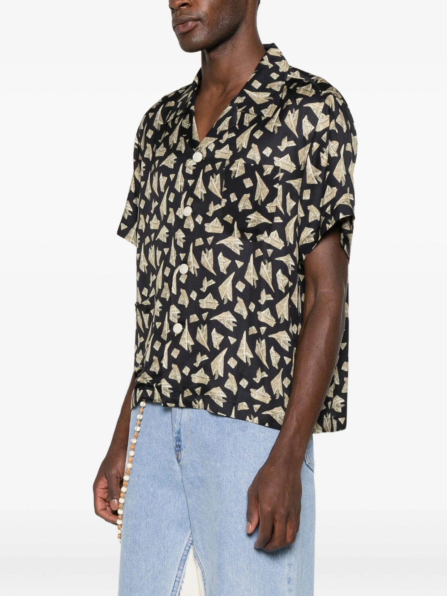 Paper Hat short-sleeved shirt