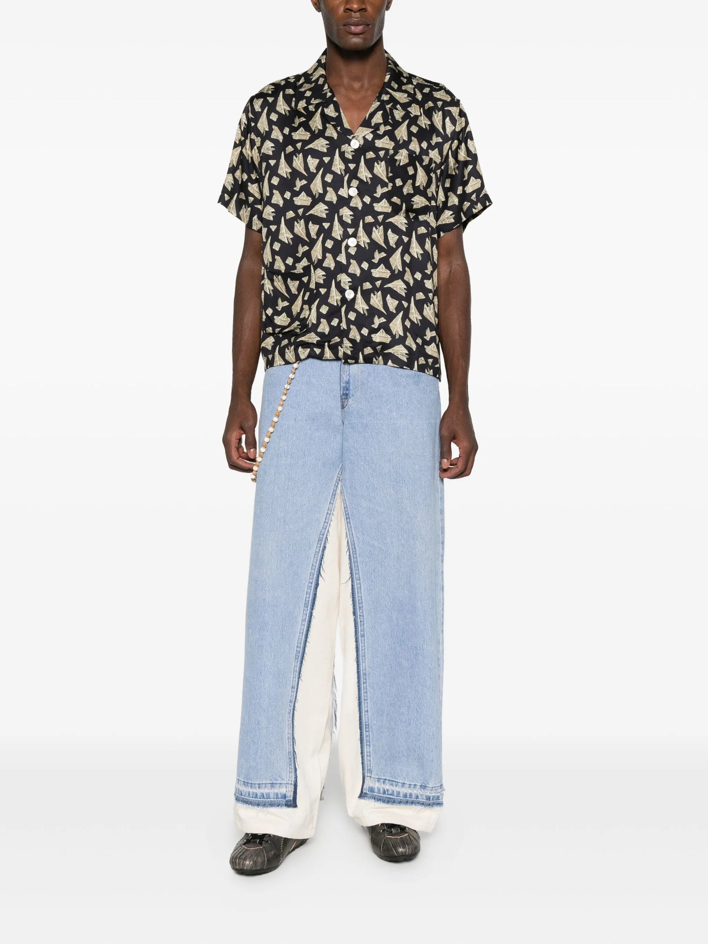 Paper Hat short-sleeved shirt