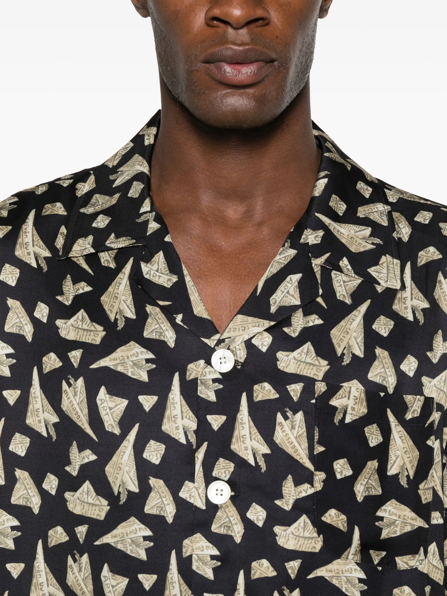 Paper Hat short-sleeved shirt