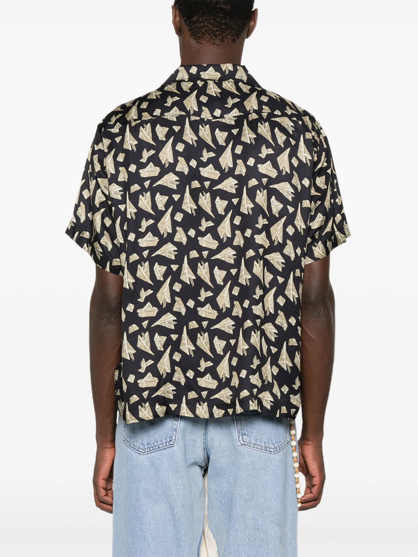 Paper Hat short-sleeved shirt