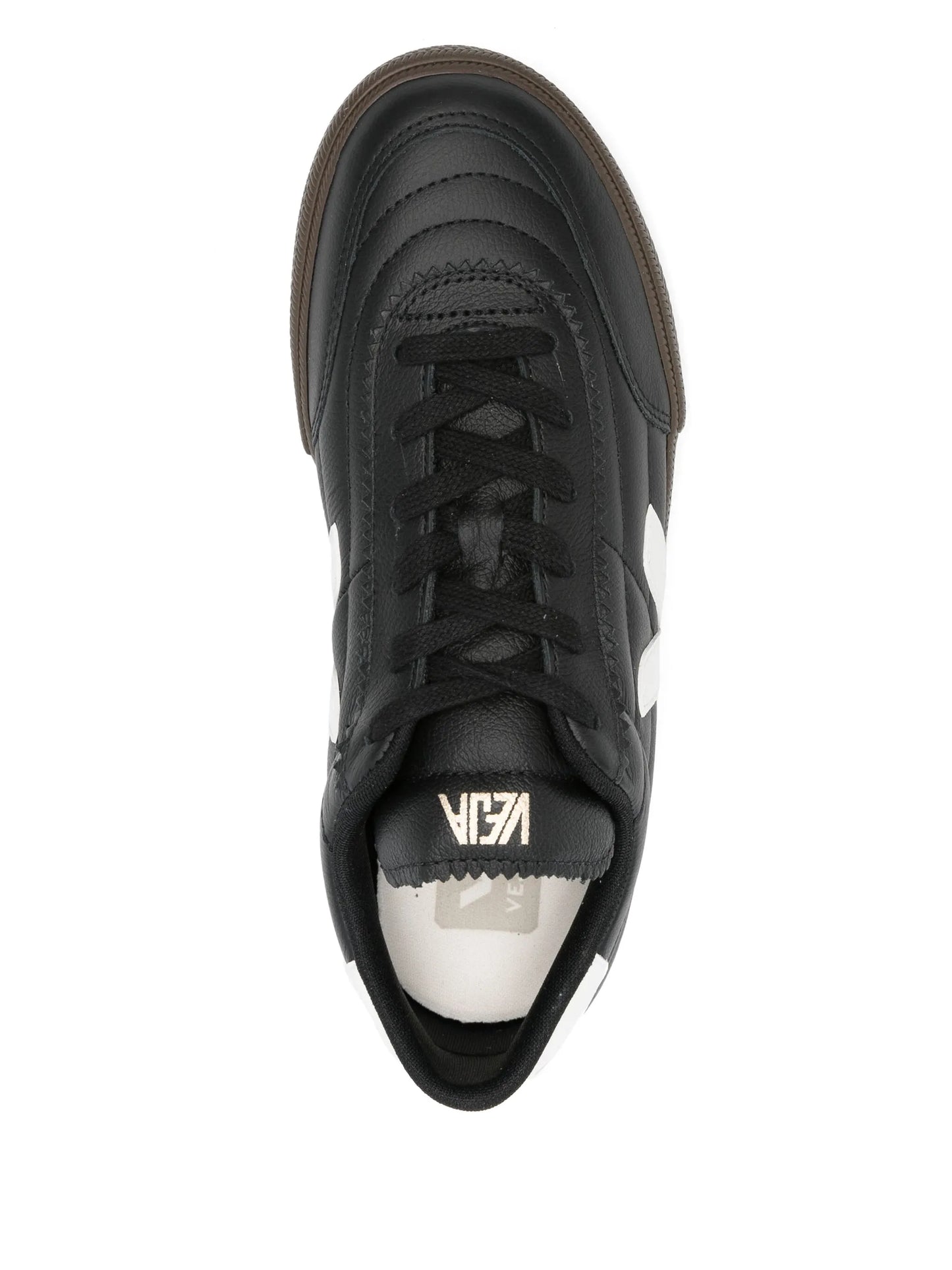 logo-patch gum-sole sneakers