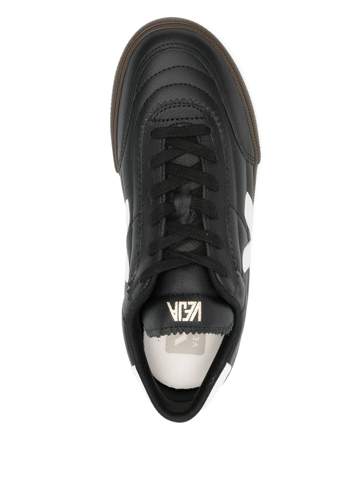 bicolor leather sneakers