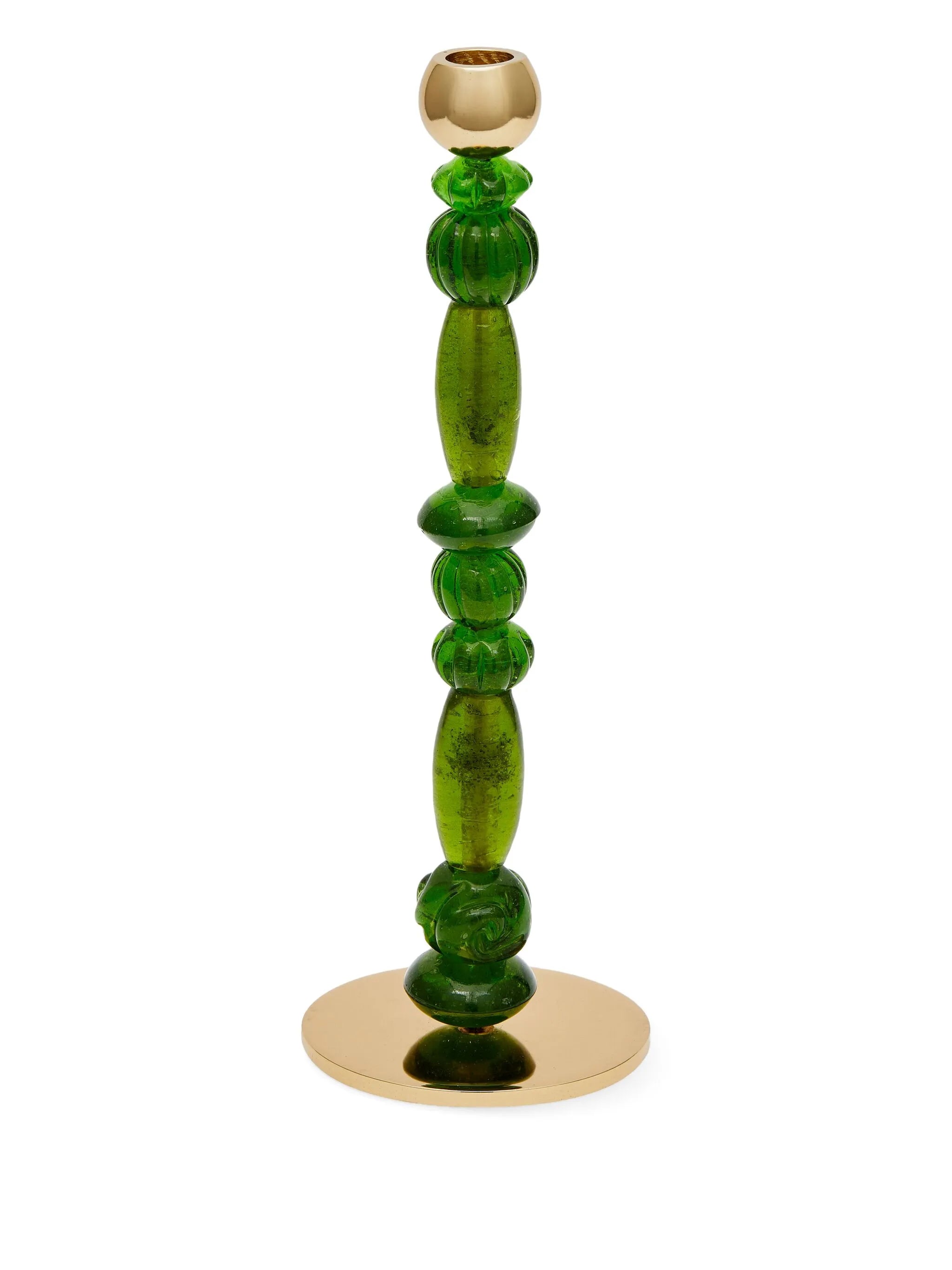 glass candlestick holder