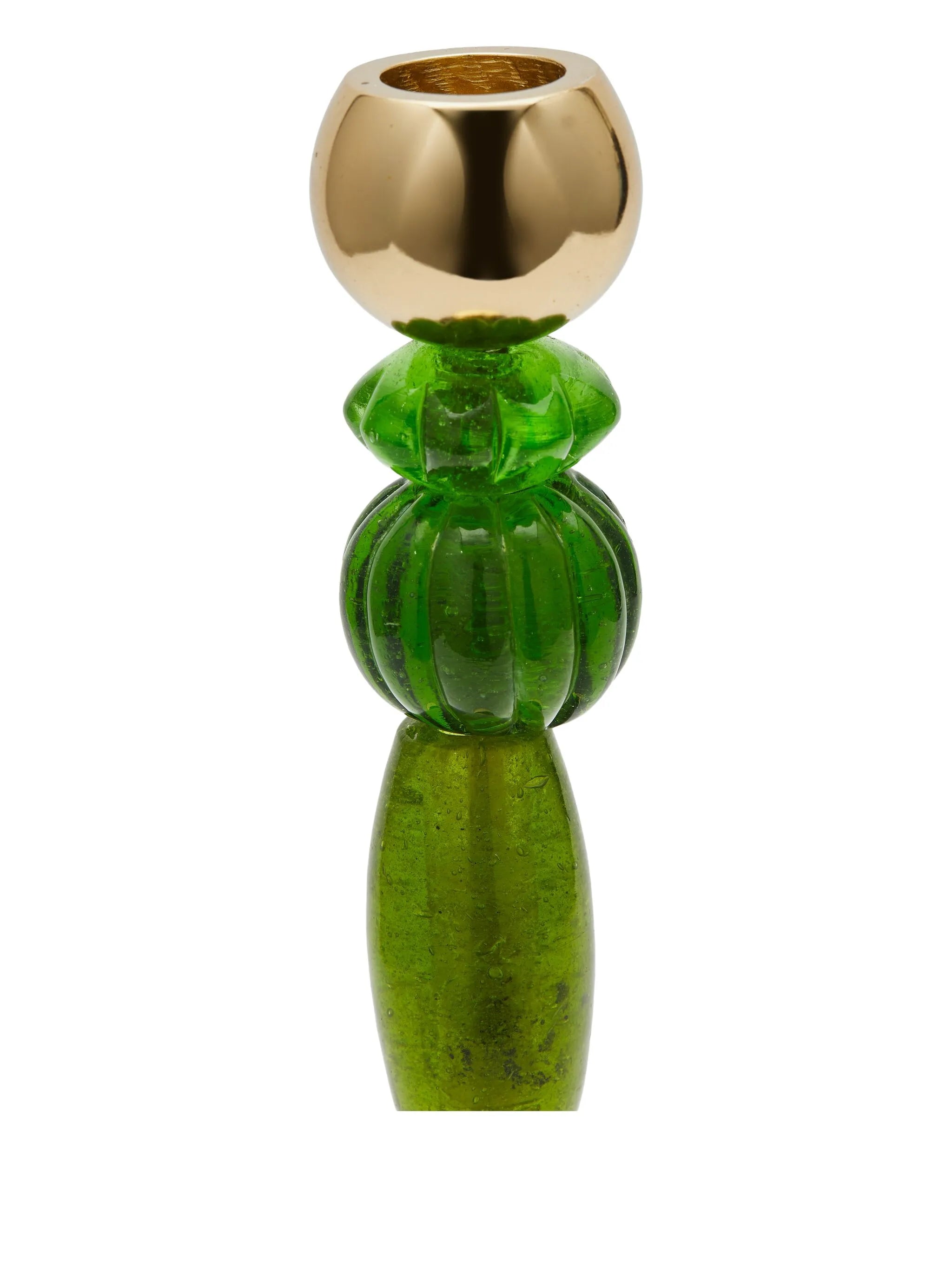 glass candlestick holder