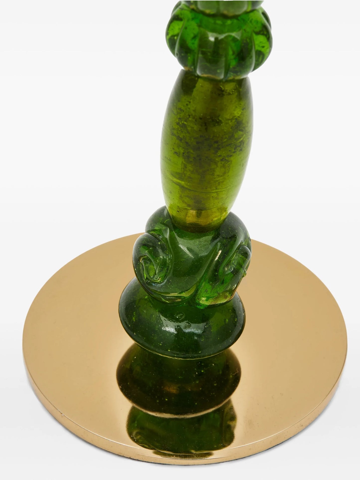 glass candlestick holder