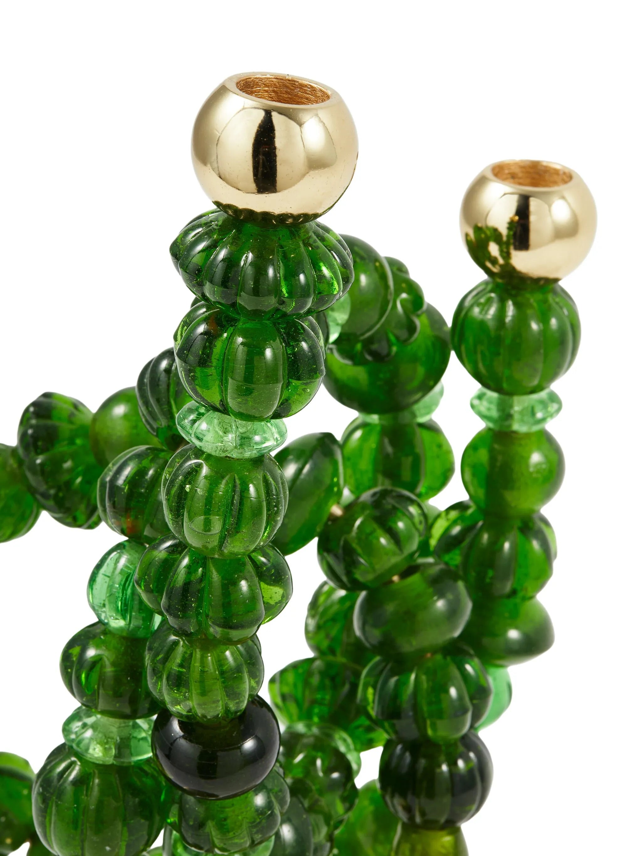 beaded candlestick holders