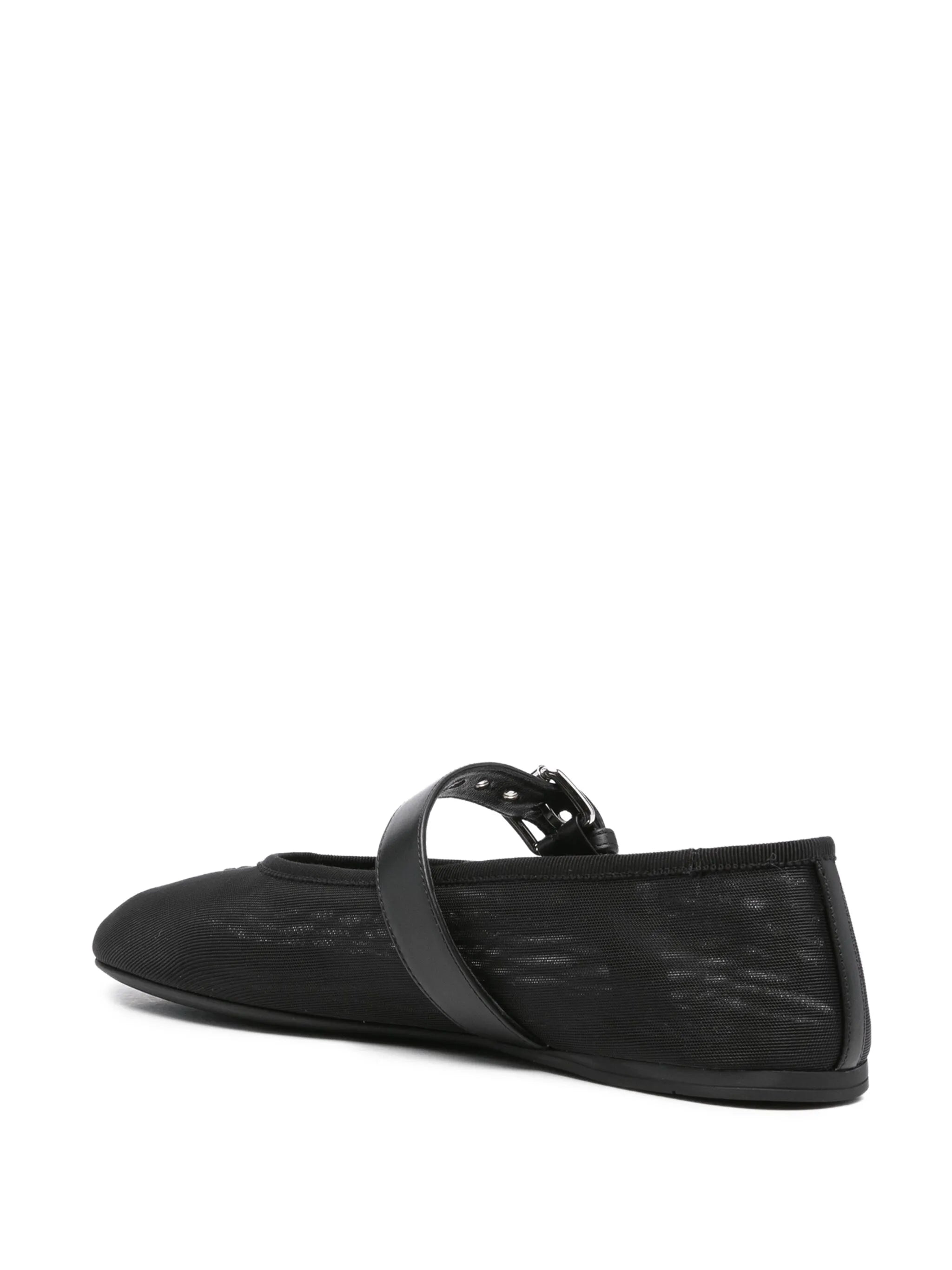 mesh ballet flats
