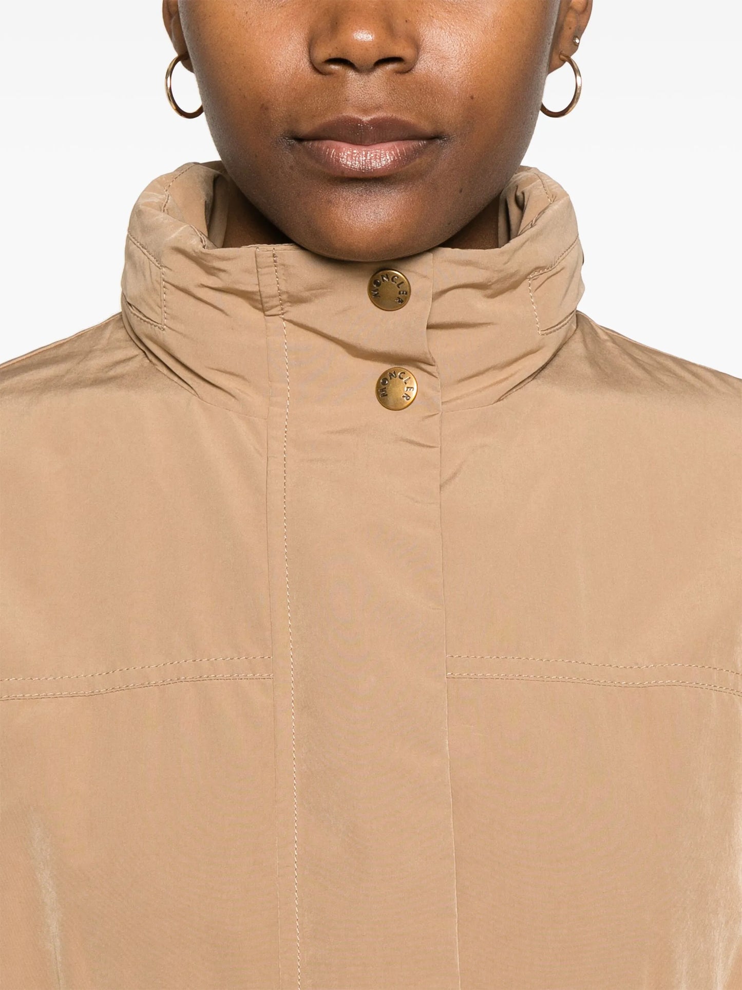 Nades drawstring-waist parka
