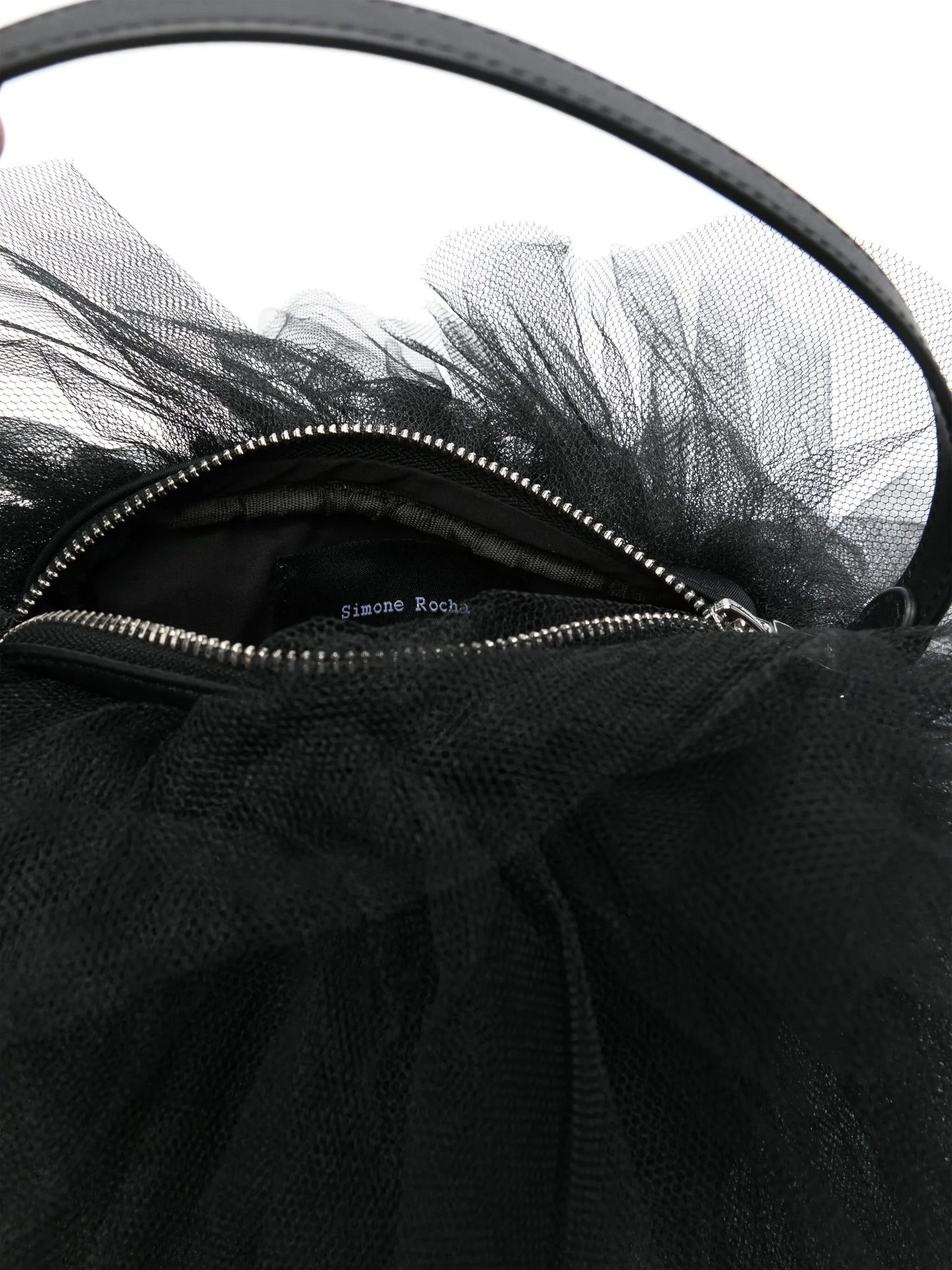 ruffled mini bag