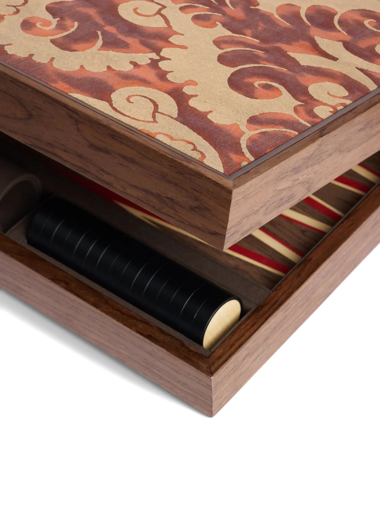Fortuny backgammon - Laotze/oxblood spice