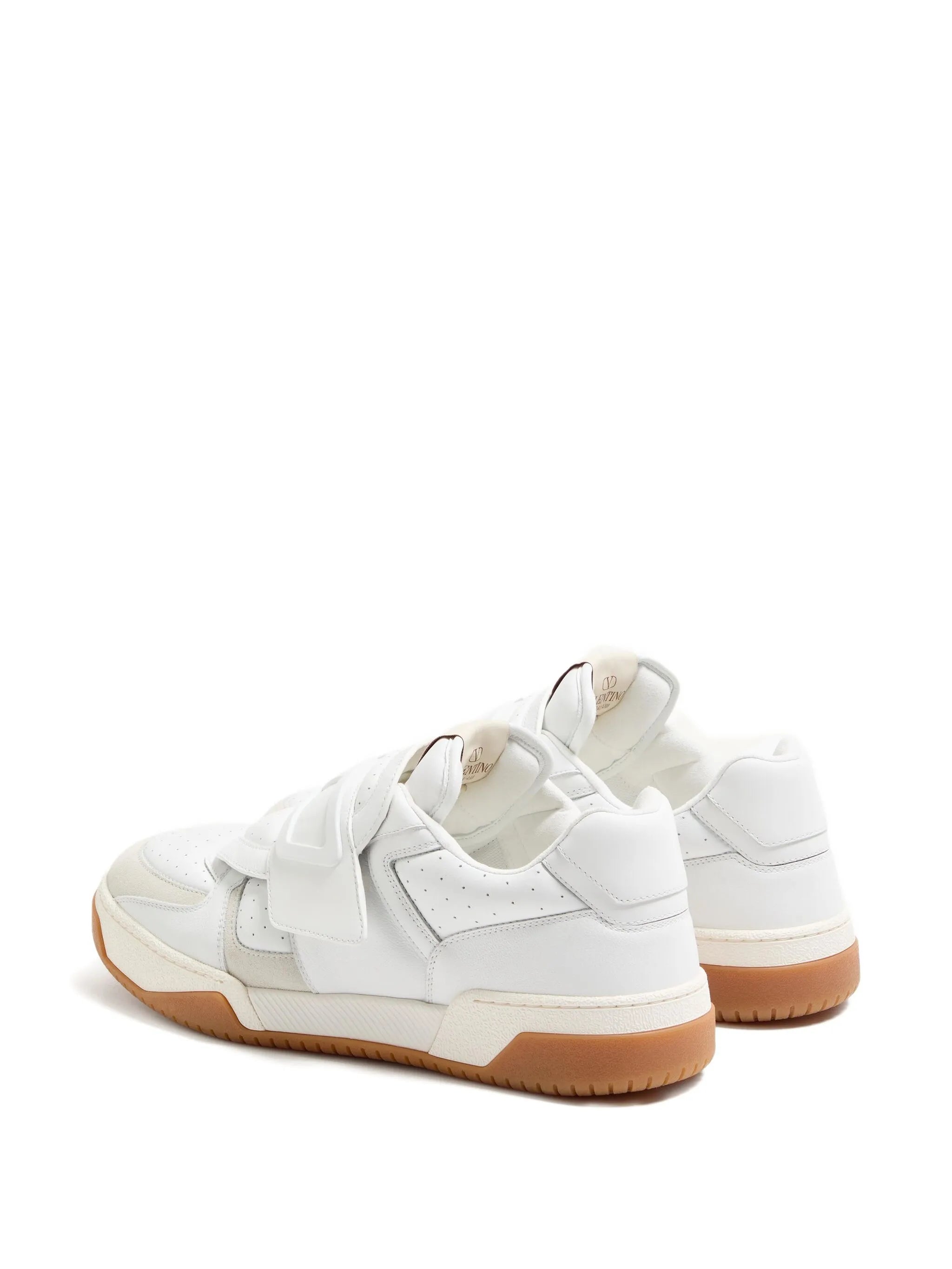 perforated strap sneakers