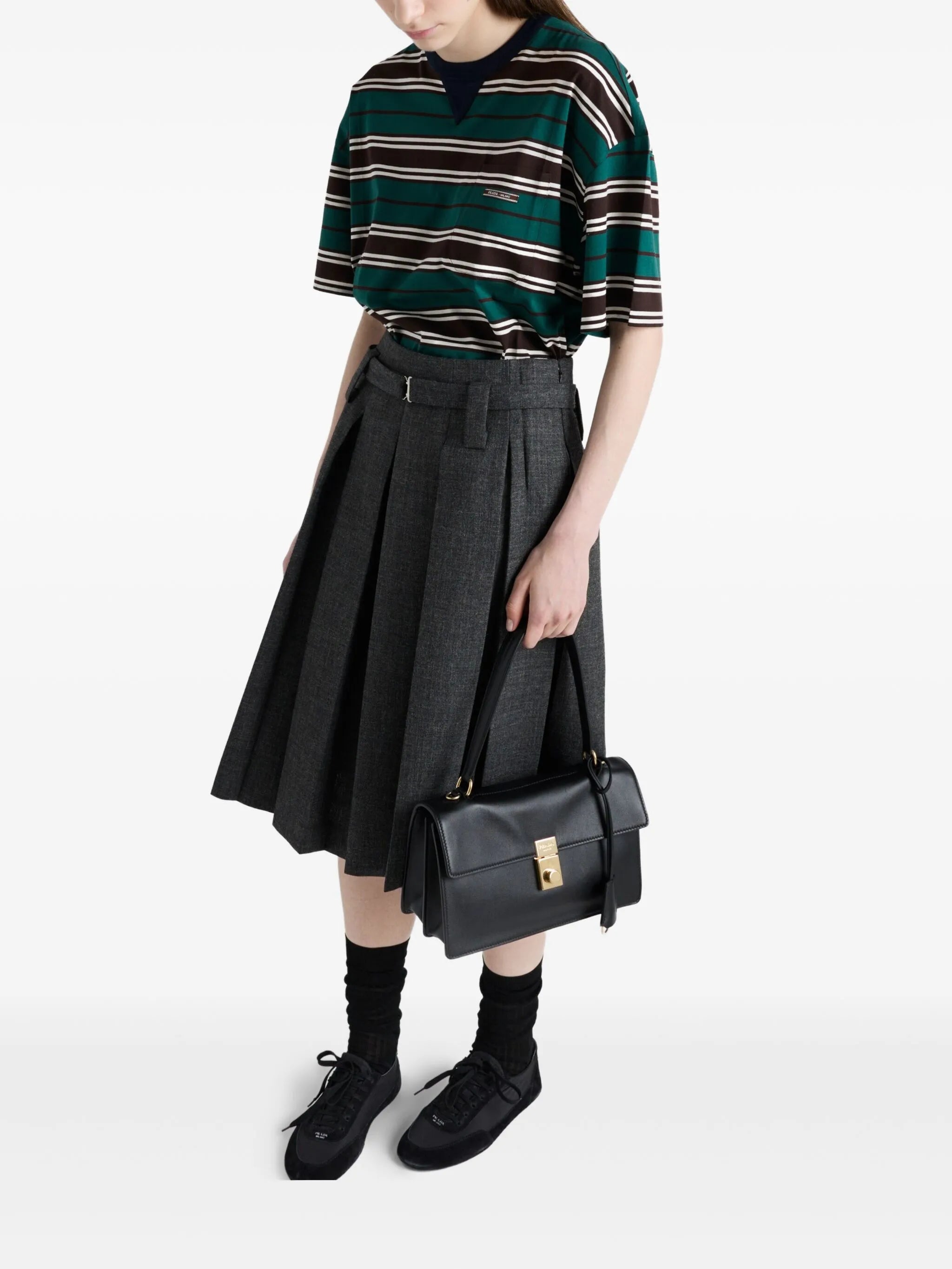 striped cotton T-shirt