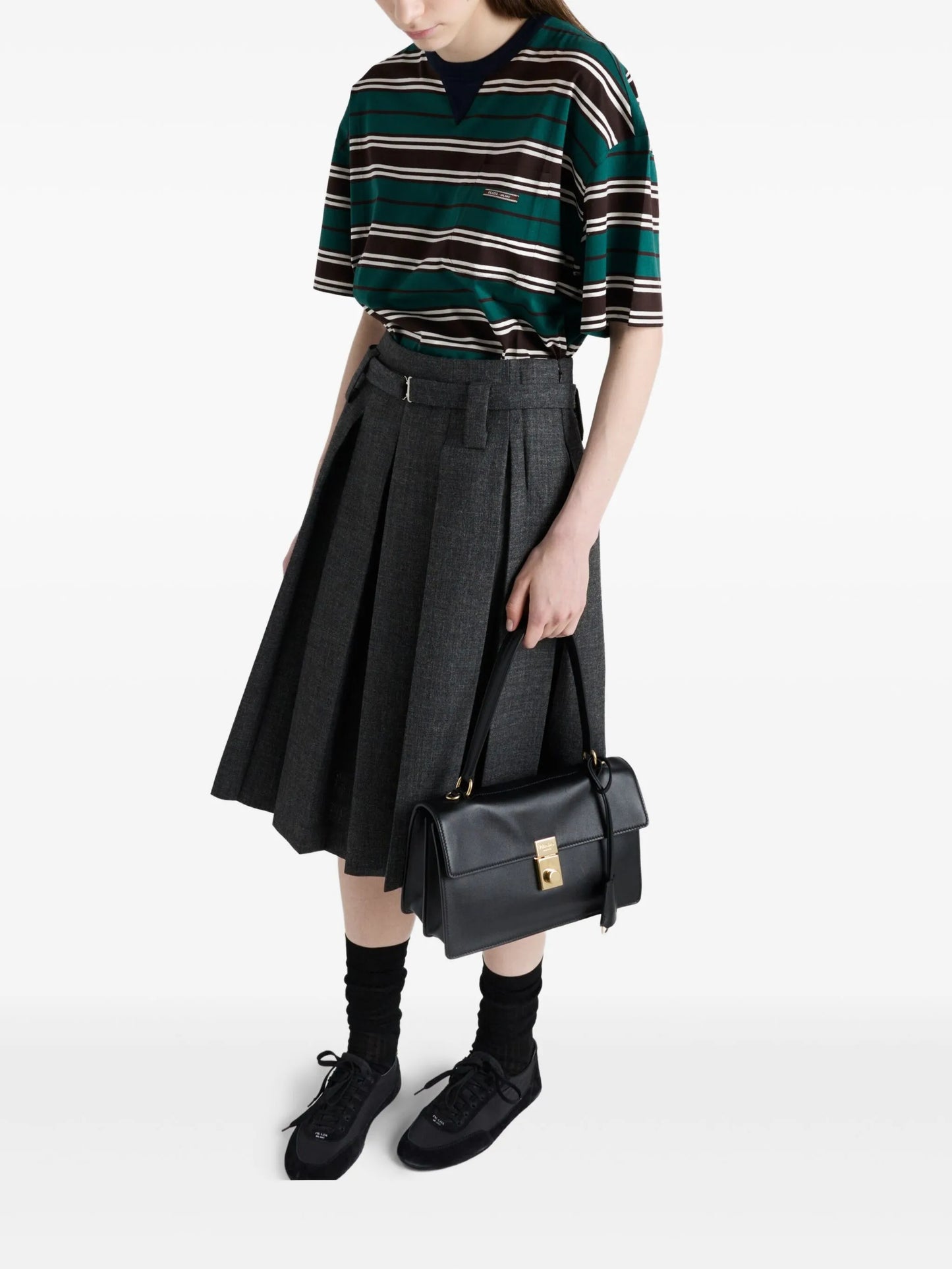 striped cotton T-shirt