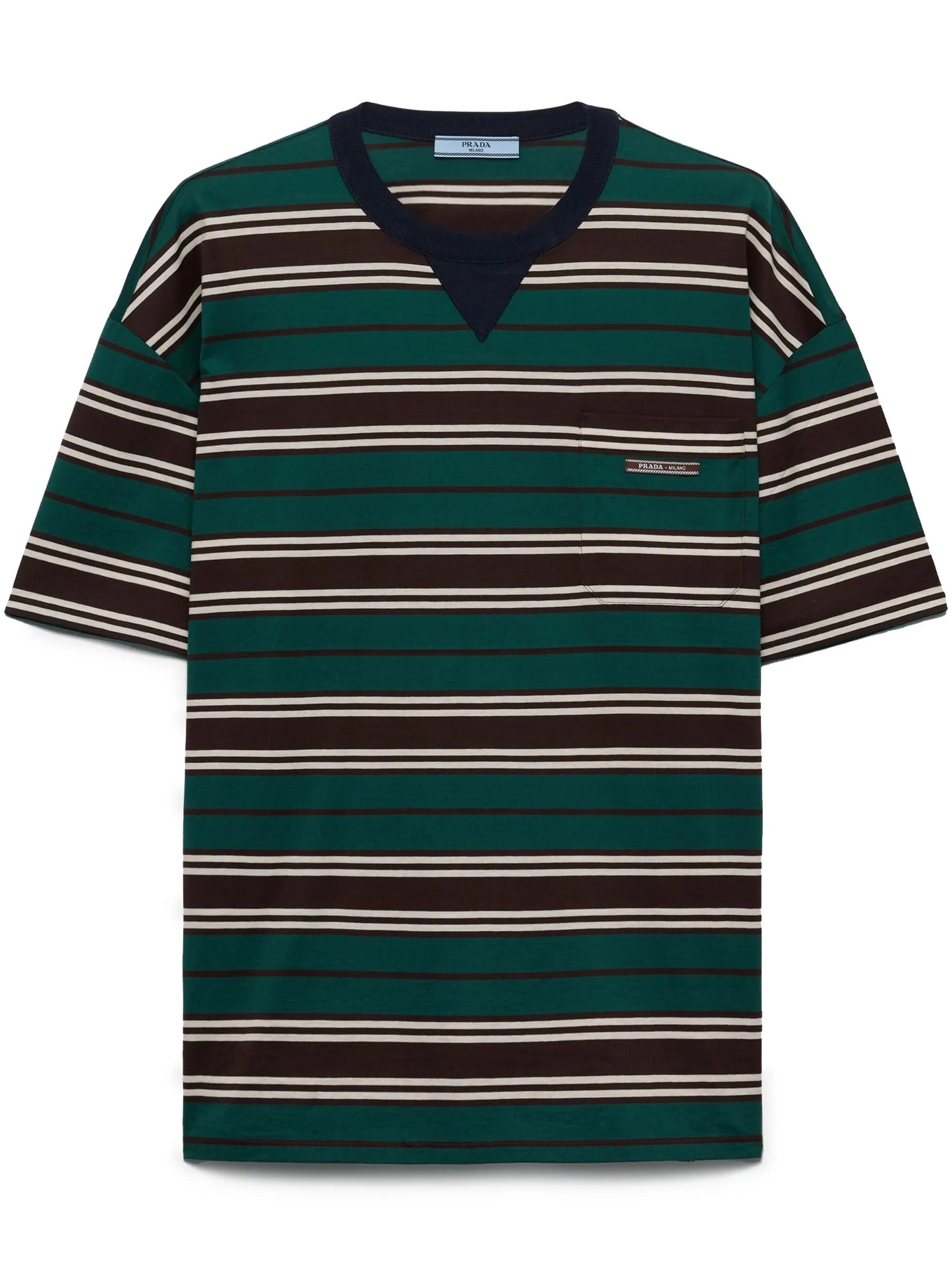 striped cotton T-shirt