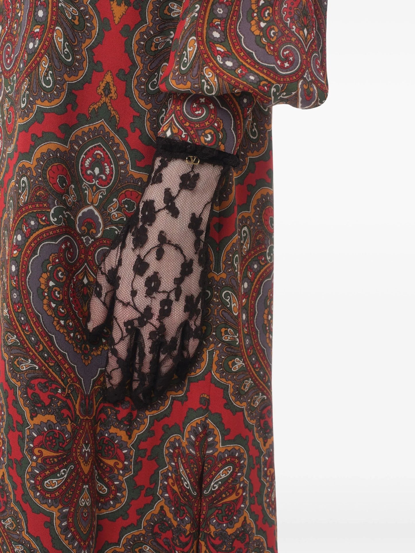 VLogo signature lace gloves