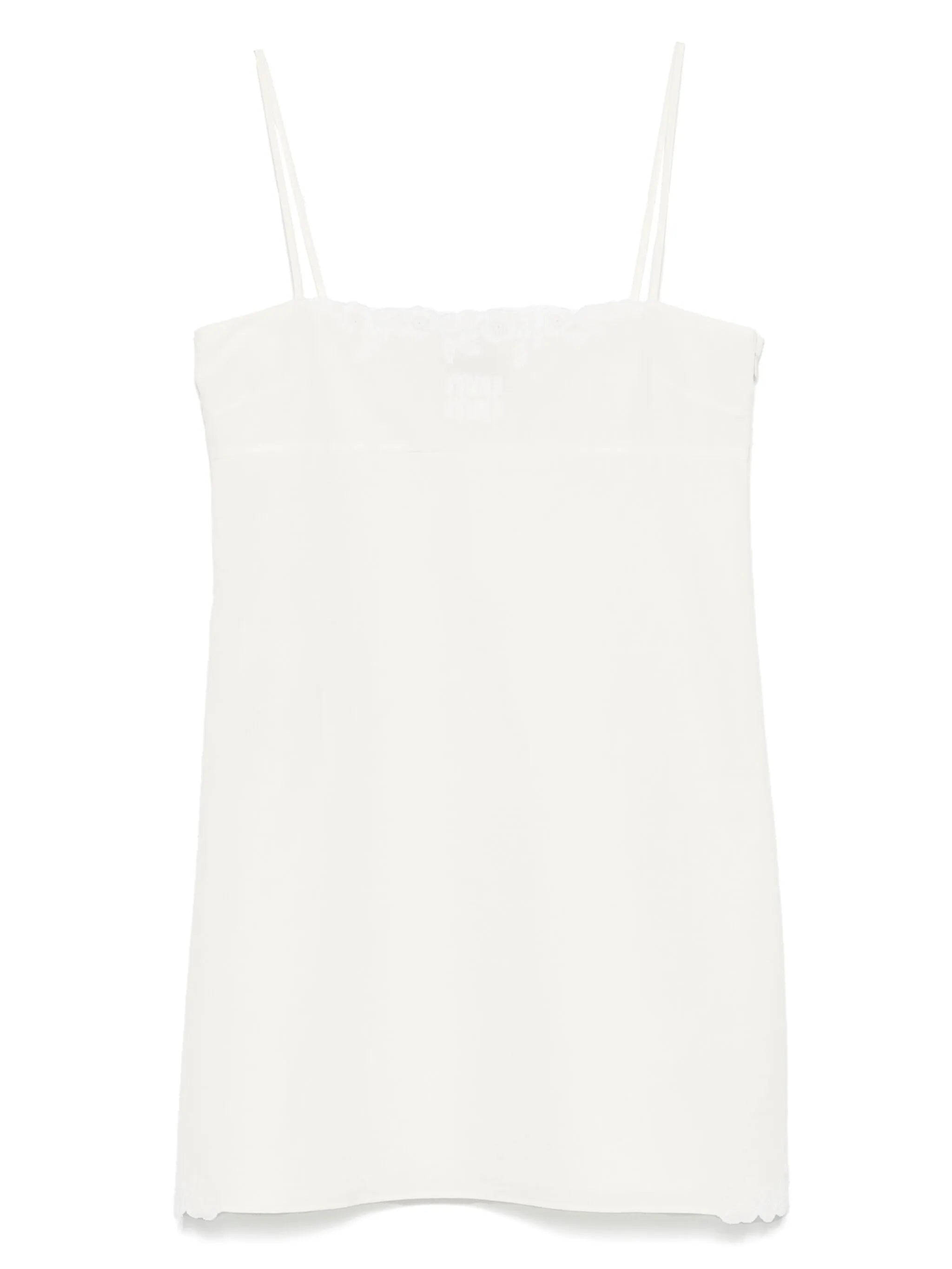 linen-blend dress