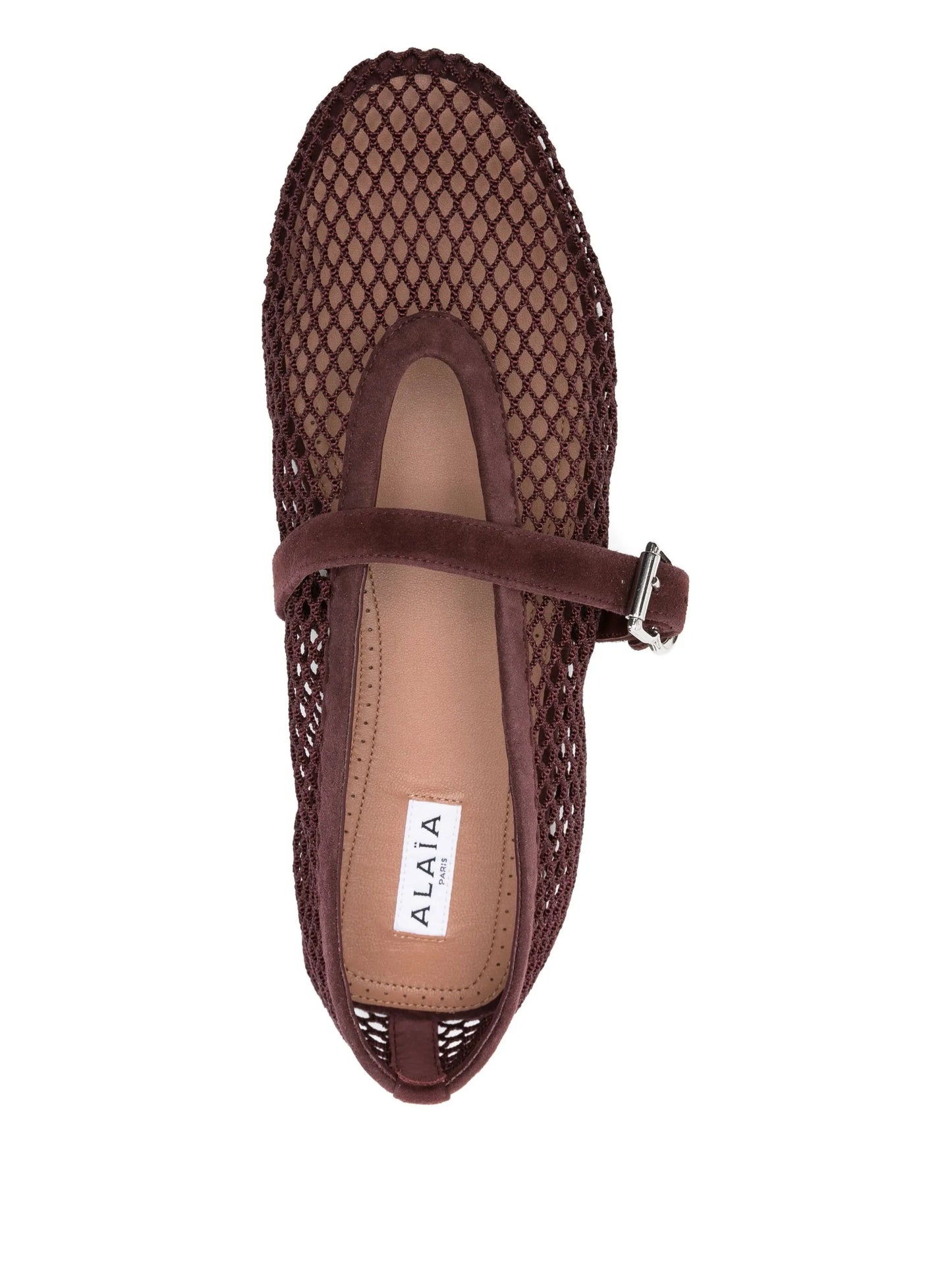 mesh ballet flats