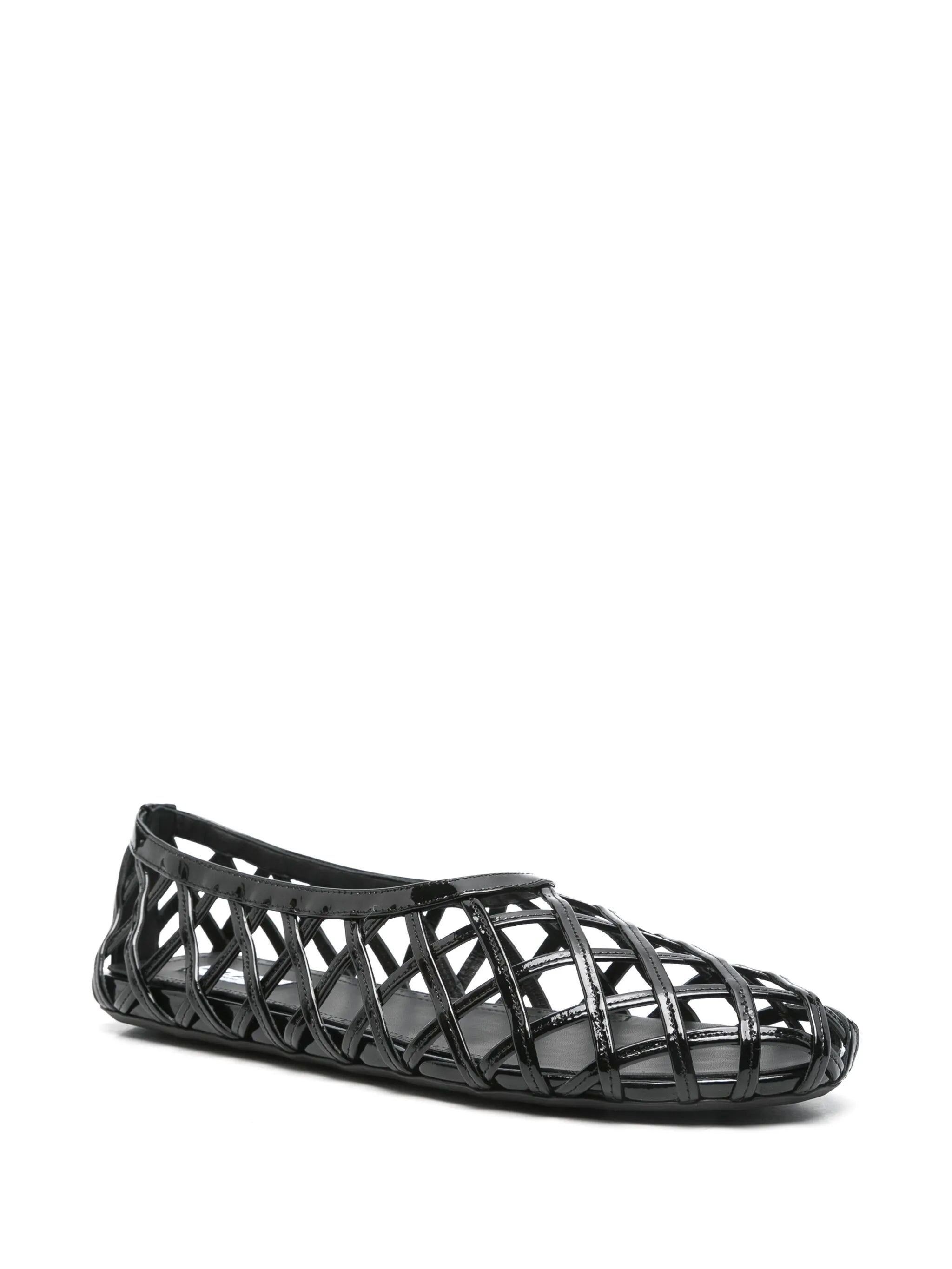 leather ballet flats