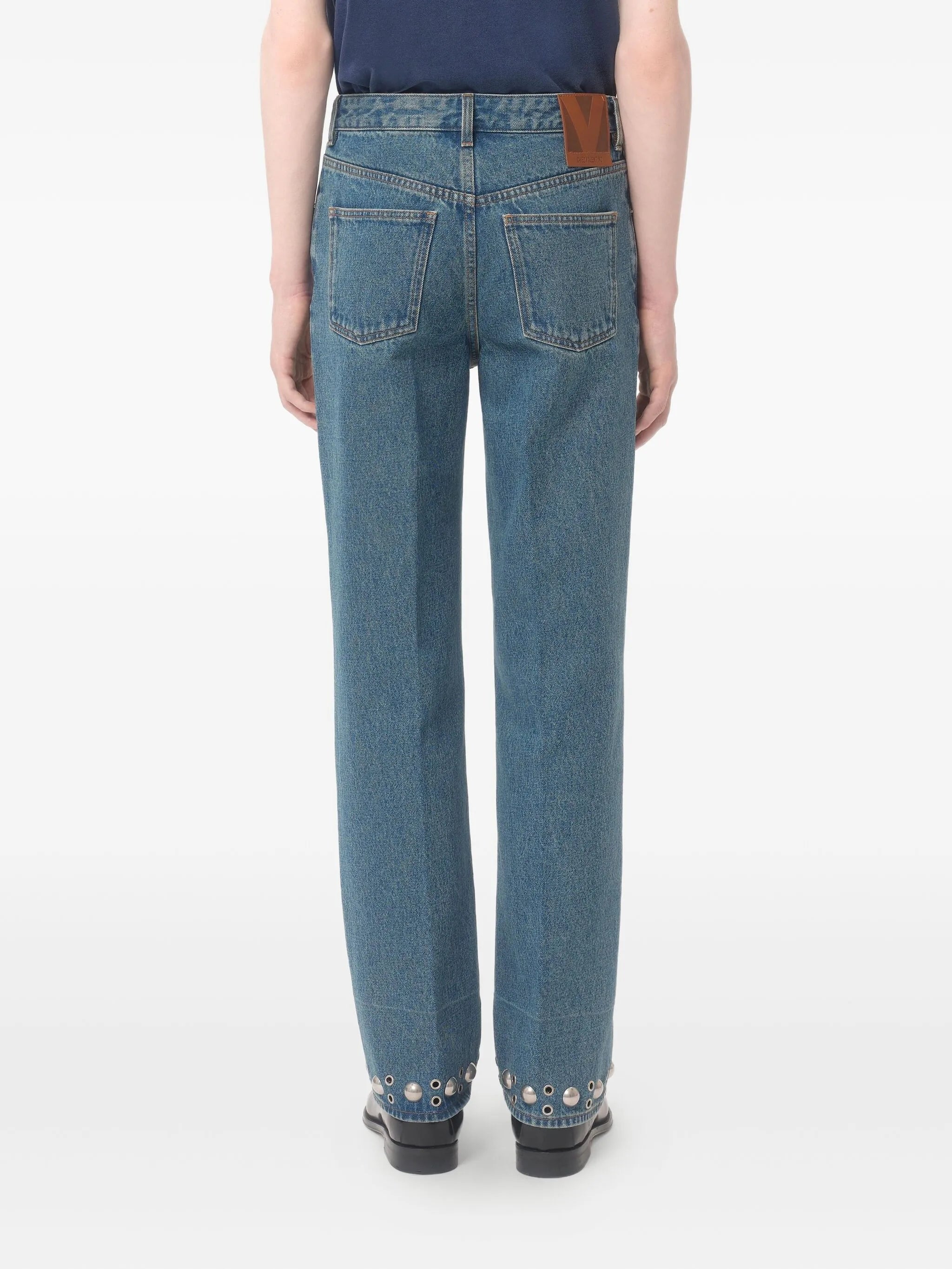 straight-leg jeans