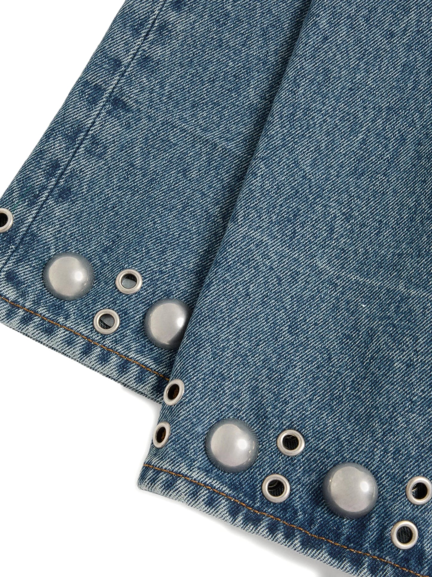 cabochon-detail jeans